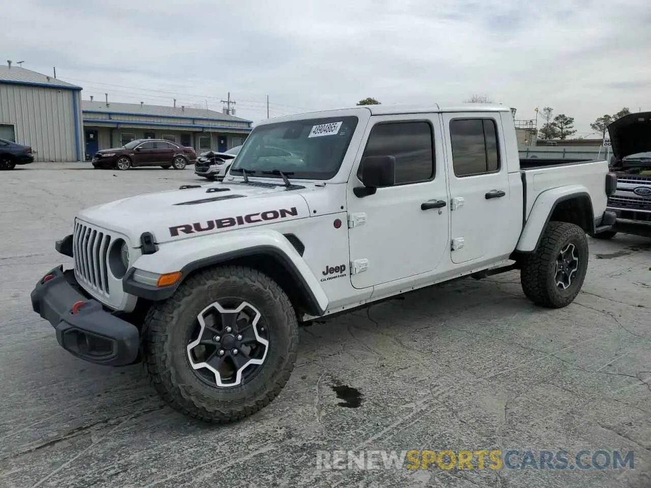 1 Photograph of a damaged car 1C6JJTBG3LL156802 JEEP GLADIATOR 2020
