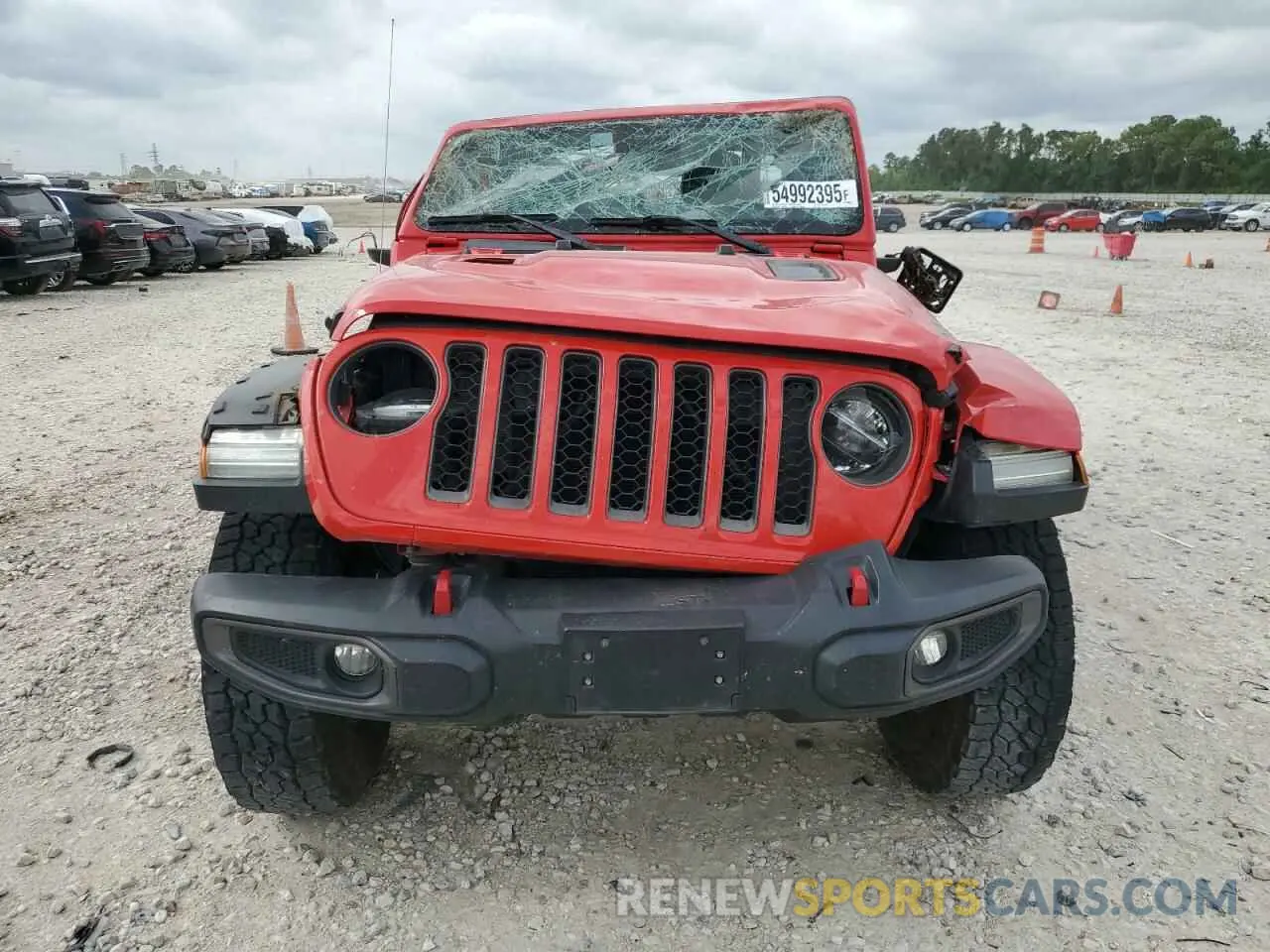 5 Photograph of a damaged car 1C6JJTBG4LL167159 JEEP GLADIATOR 2020