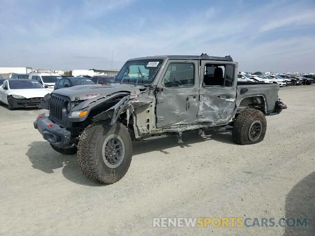 1 Photograph of a damaged car 1C6JJTBG6LL217883 JEEP GLADIATOR 2020