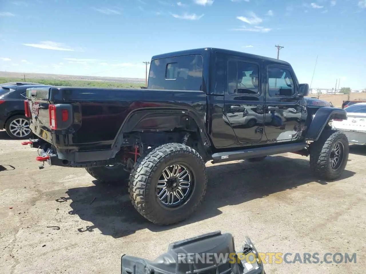 3 Photograph of a damaged car 1C6JJTBG8LL154950 JEEP GLADIATOR 2020