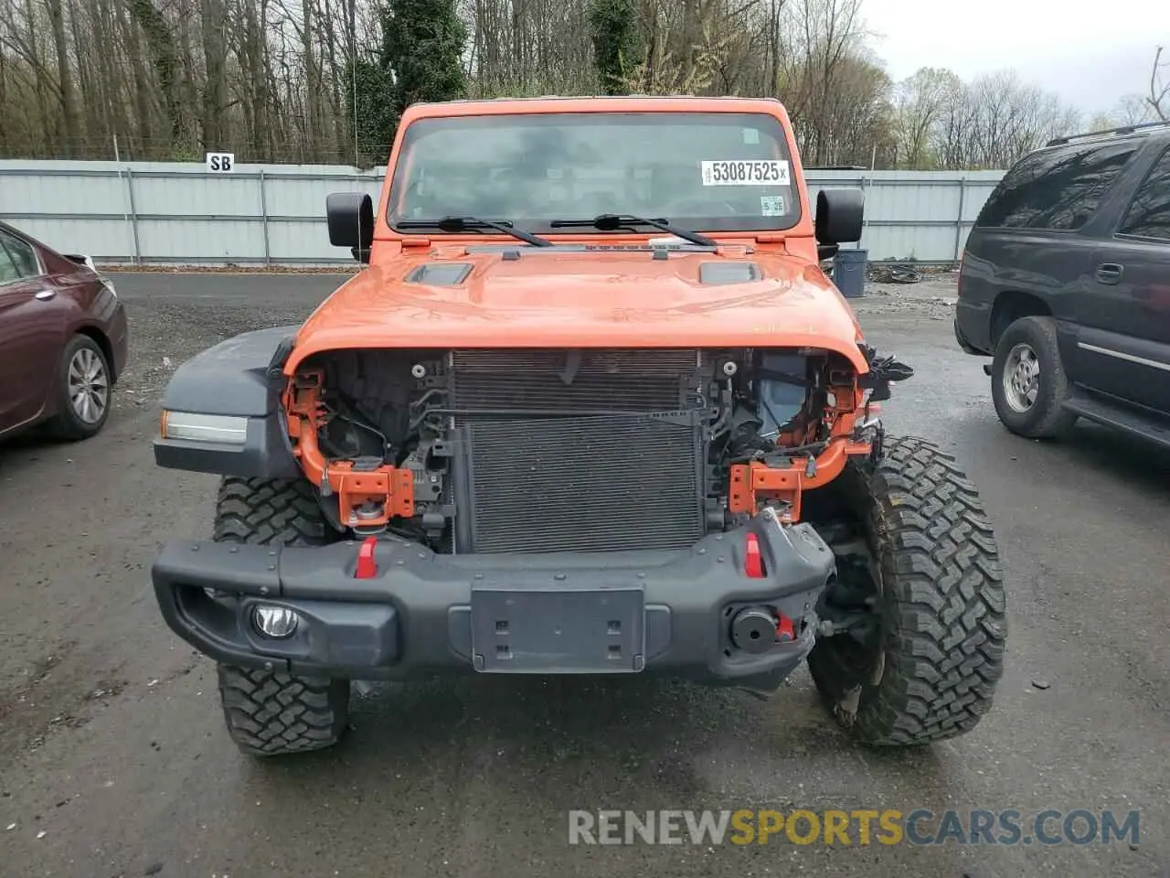 5 Photograph of a damaged car 1C6JJTBG8LL156097 JEEP GLADIATOR 2020