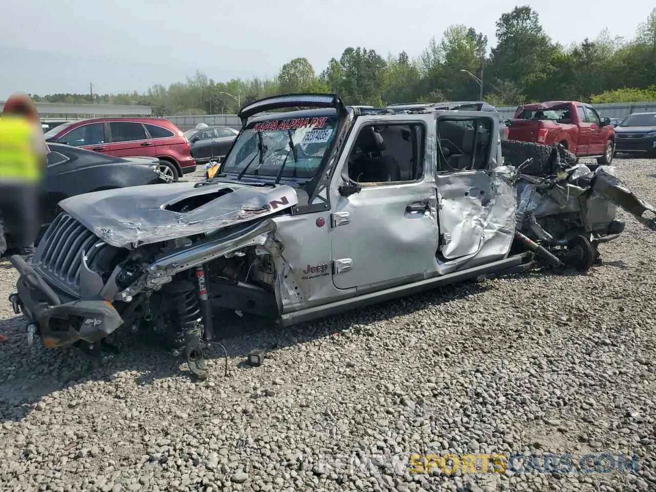 1 Photograph of a damaged car 1C6JJTBG9LL135016 JEEP GLADIATOR 2020