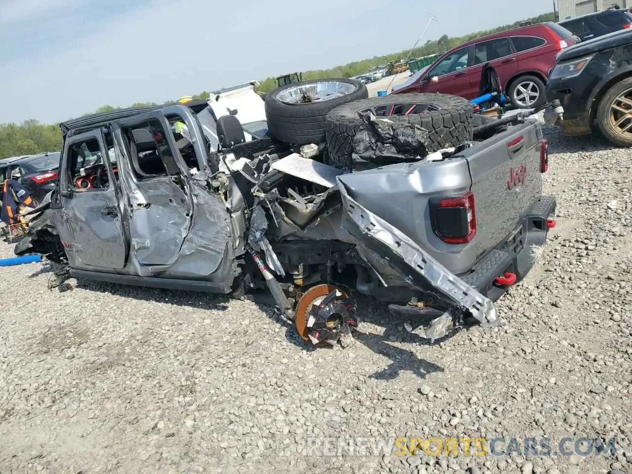 2 Photograph of a damaged car 1C6JJTBG9LL135016 JEEP GLADIATOR 2020