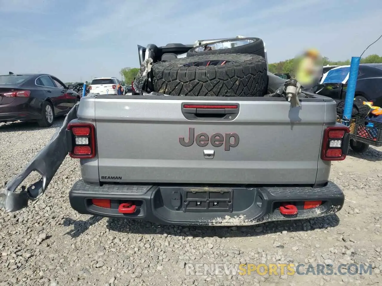 6 Photograph of a damaged car 1C6JJTBG9LL135016 JEEP GLADIATOR 2020