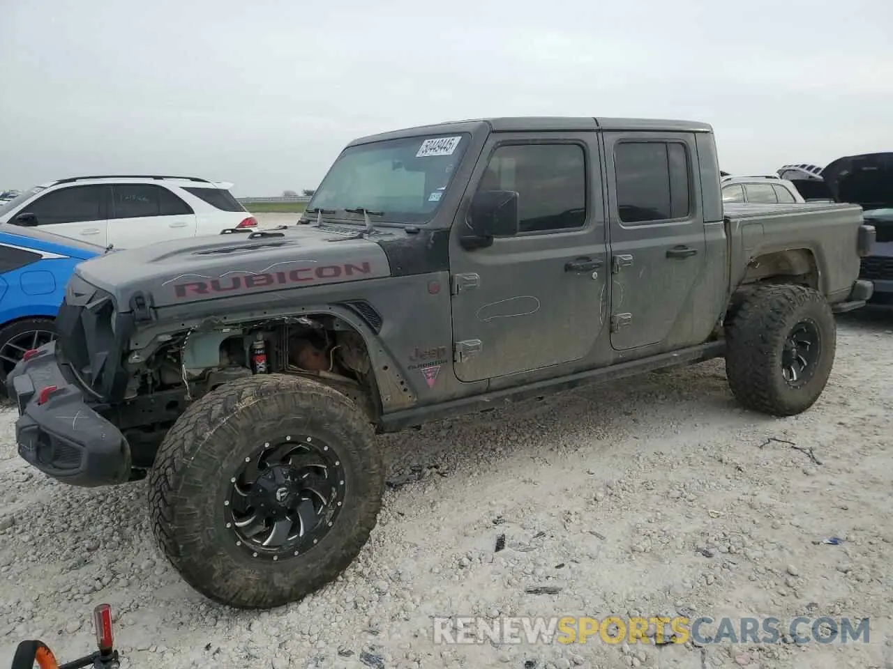 1 Photograph of a damaged car 1C6JJTBG9LL150356 JEEP GLADIATOR 2020