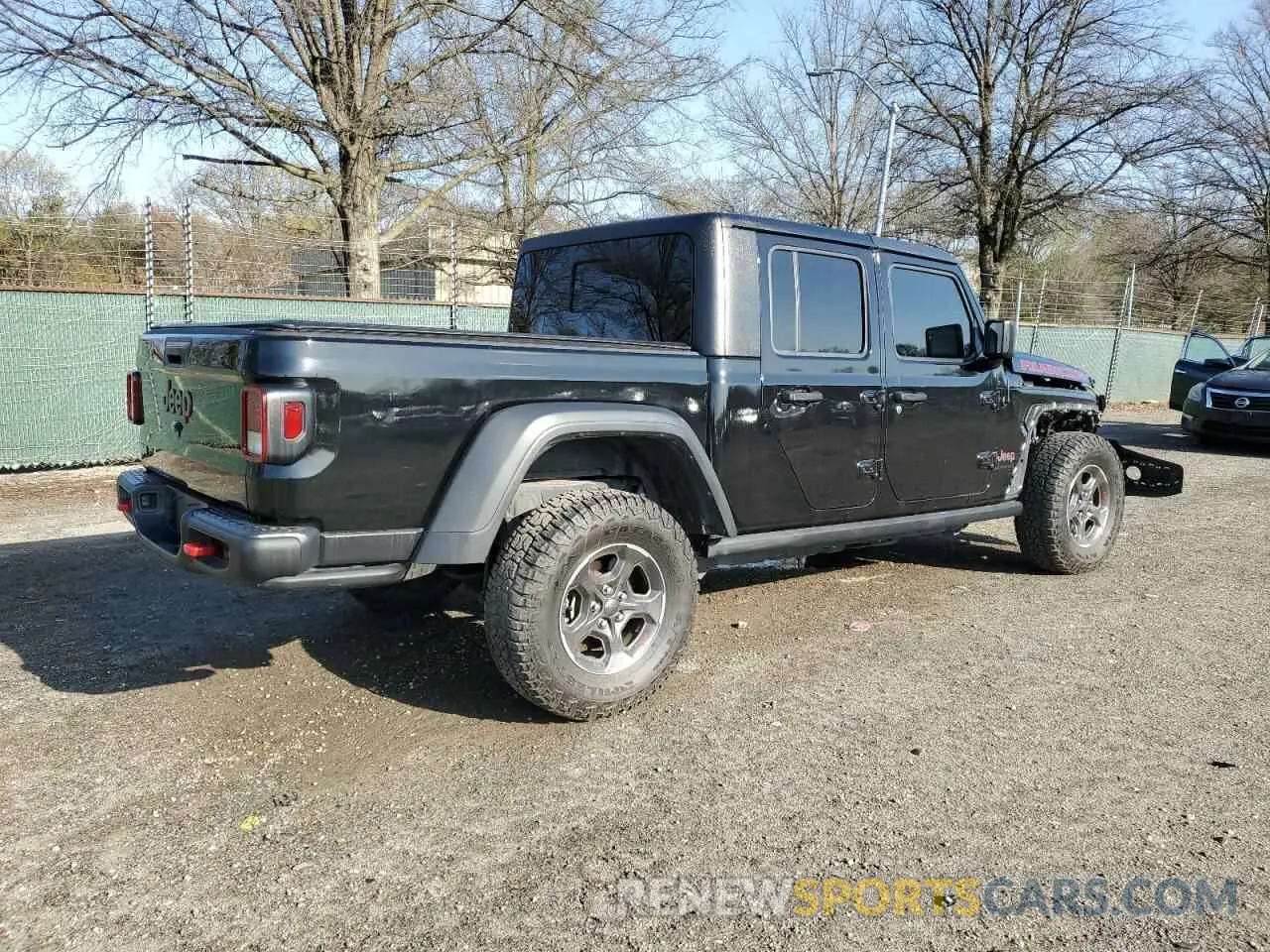 3 Photograph of a damaged car 1C6JJTBG9LL184085 JEEP GLADIATOR 2020