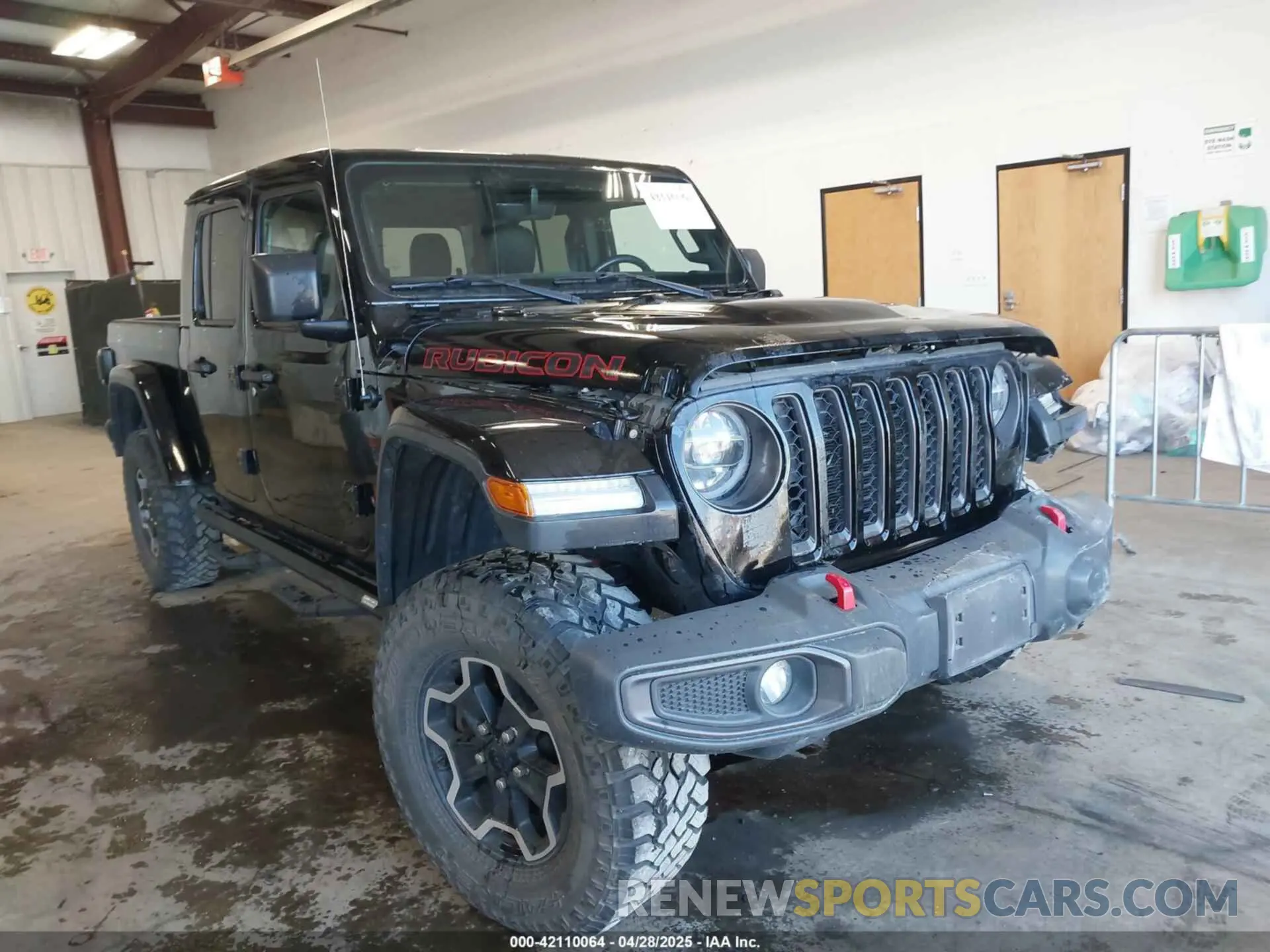 1 Photograph of a damaged car 1C6JJTBGXLL214419 JEEP GLADIATOR 2020