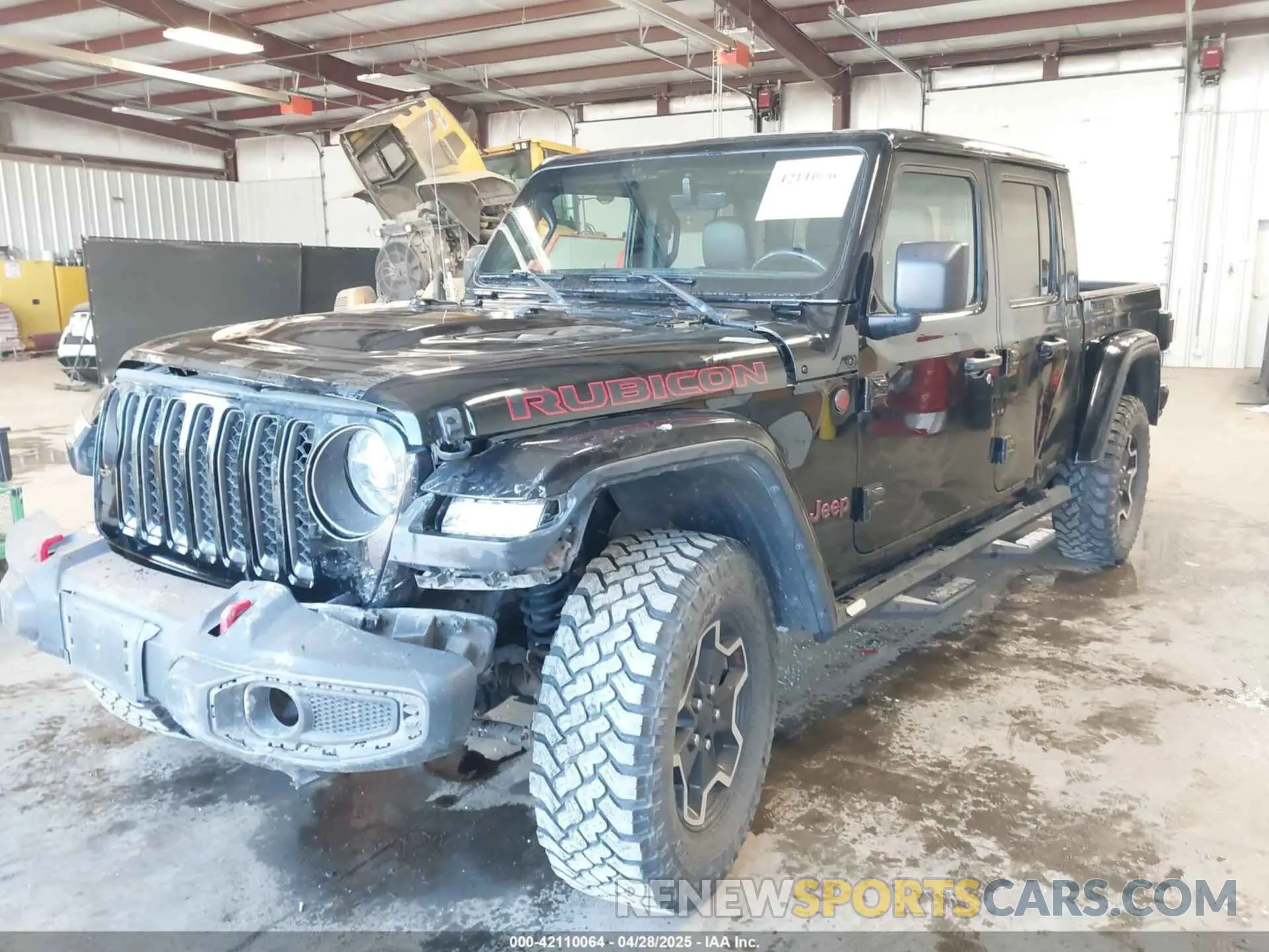 2 Photograph of a damaged car 1C6JJTBGXLL214419 JEEP GLADIATOR 2020