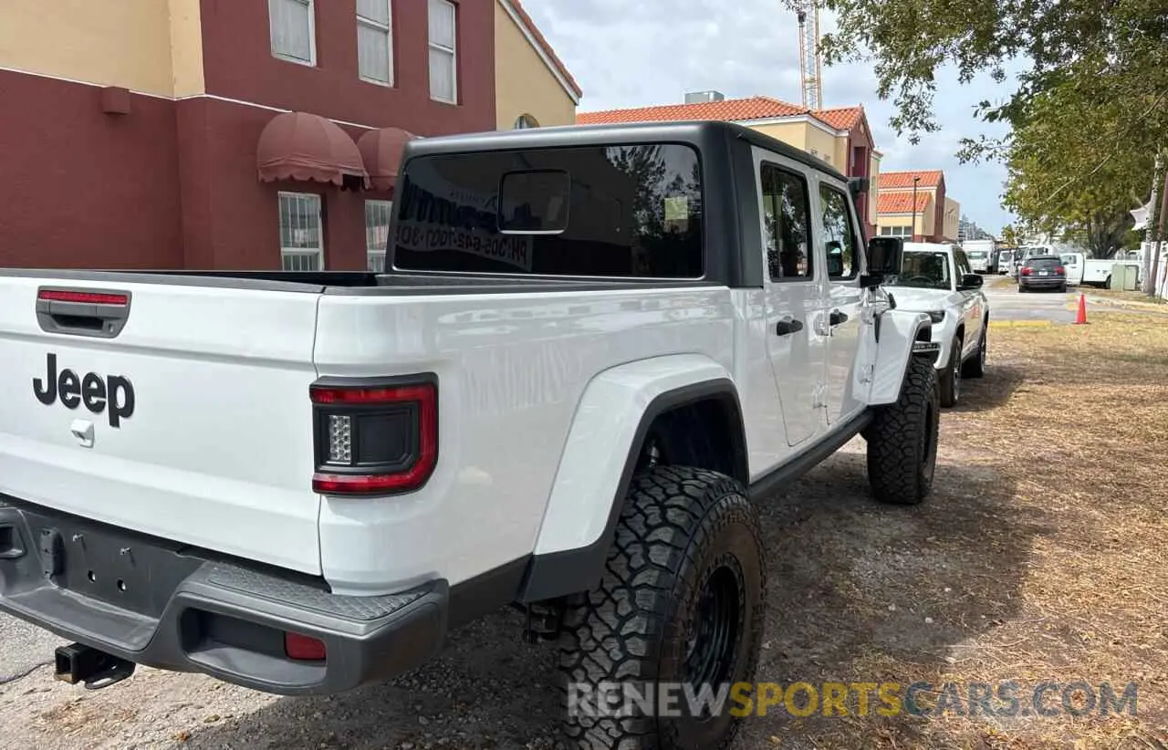 4 Photograph of a damaged car 1C6HJTAG0ML541509 JEEP GLADIATOR 2021