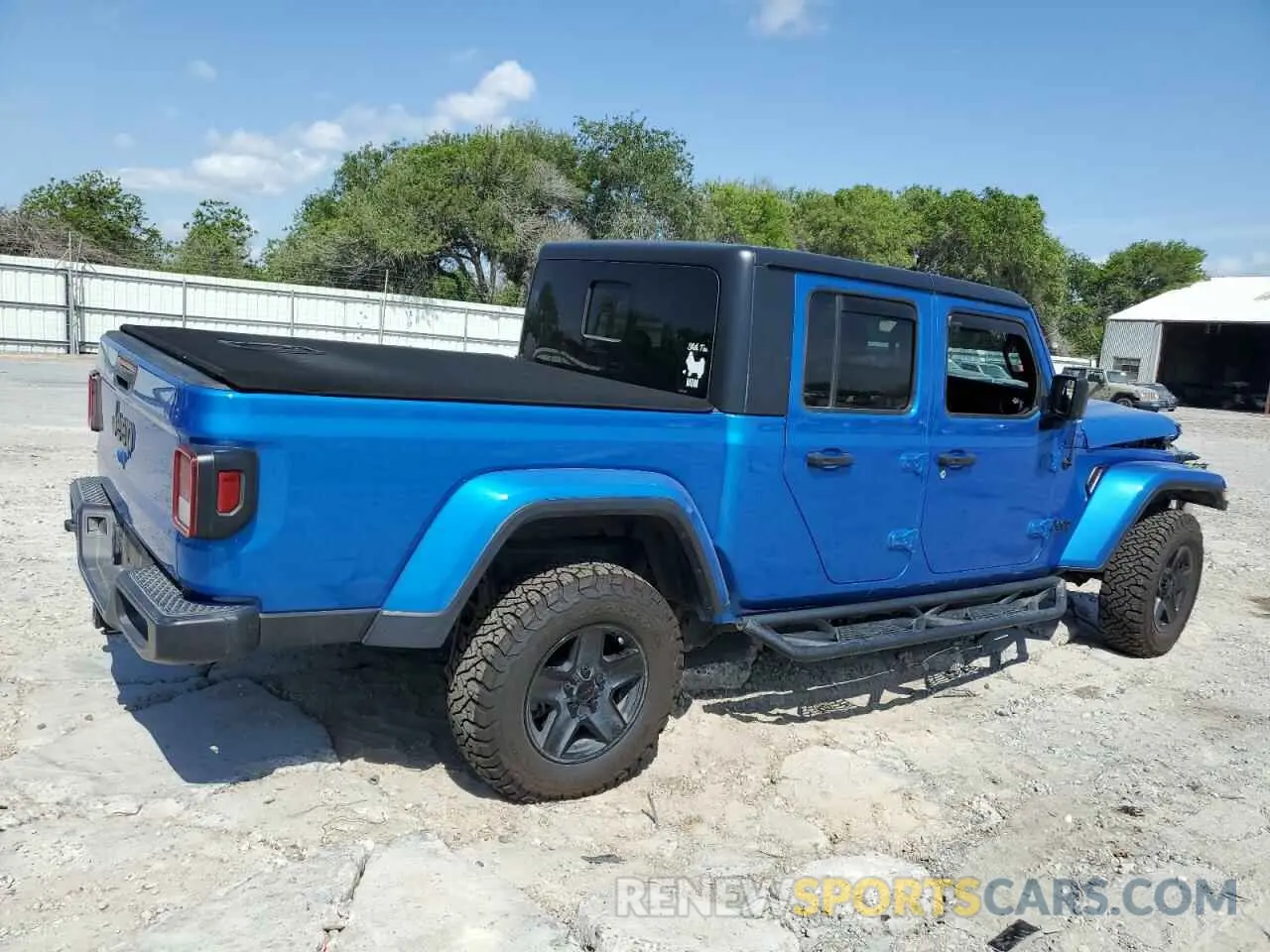 3 Photograph of a damaged car 1C6HJTAG0ML560089 JEEP GLADIATOR 2021