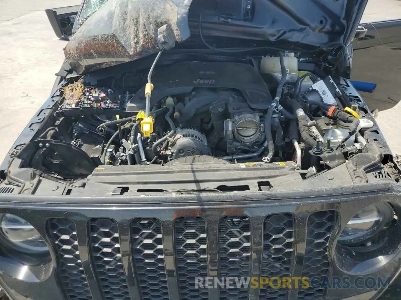 12 Photograph of a damaged car 1C6HJTAG0ML587535 JEEP GLADIATOR 2021