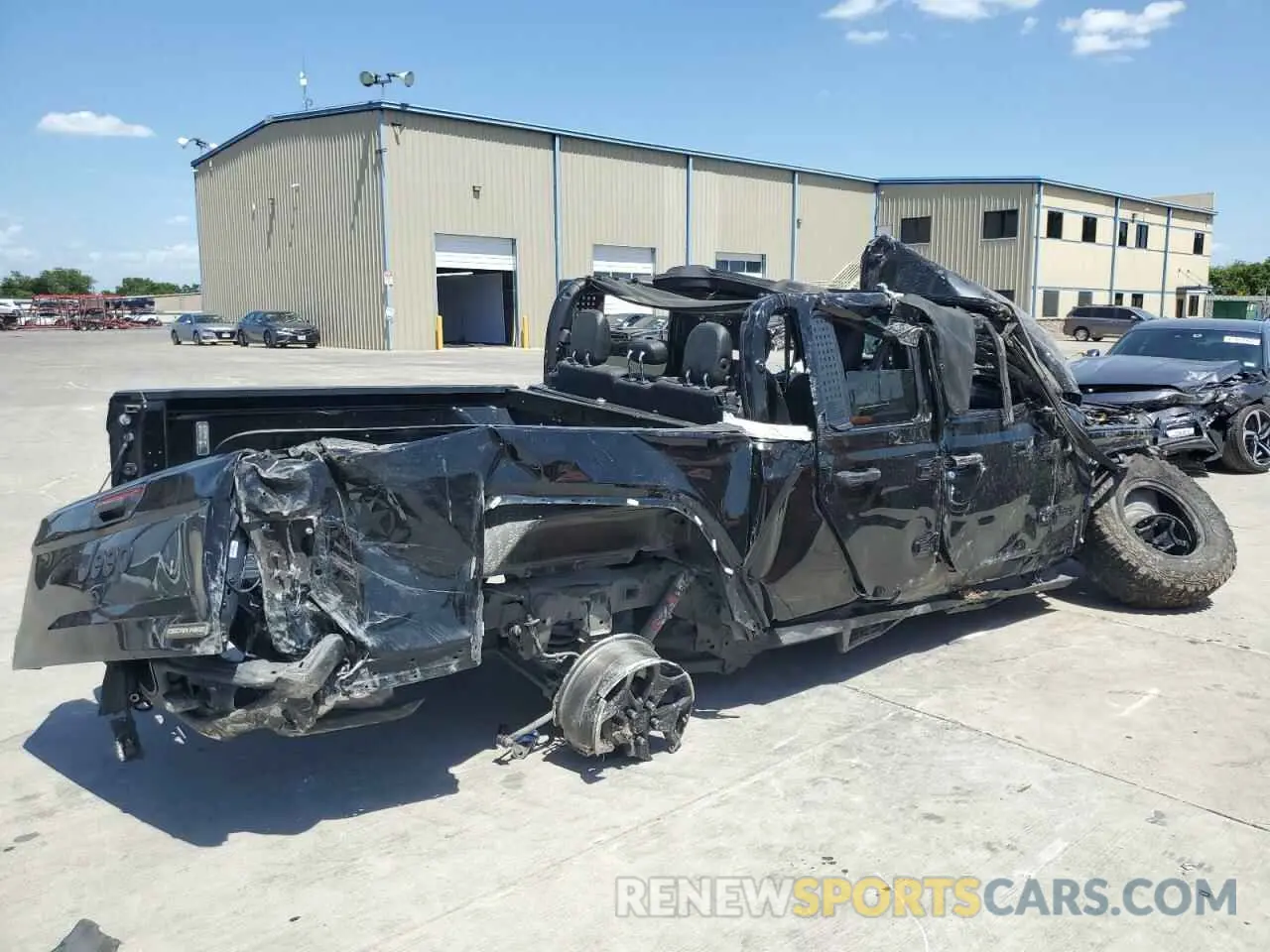 3 Photograph of a damaged car 1C6HJTAG0ML587535 JEEP GLADIATOR 2021
