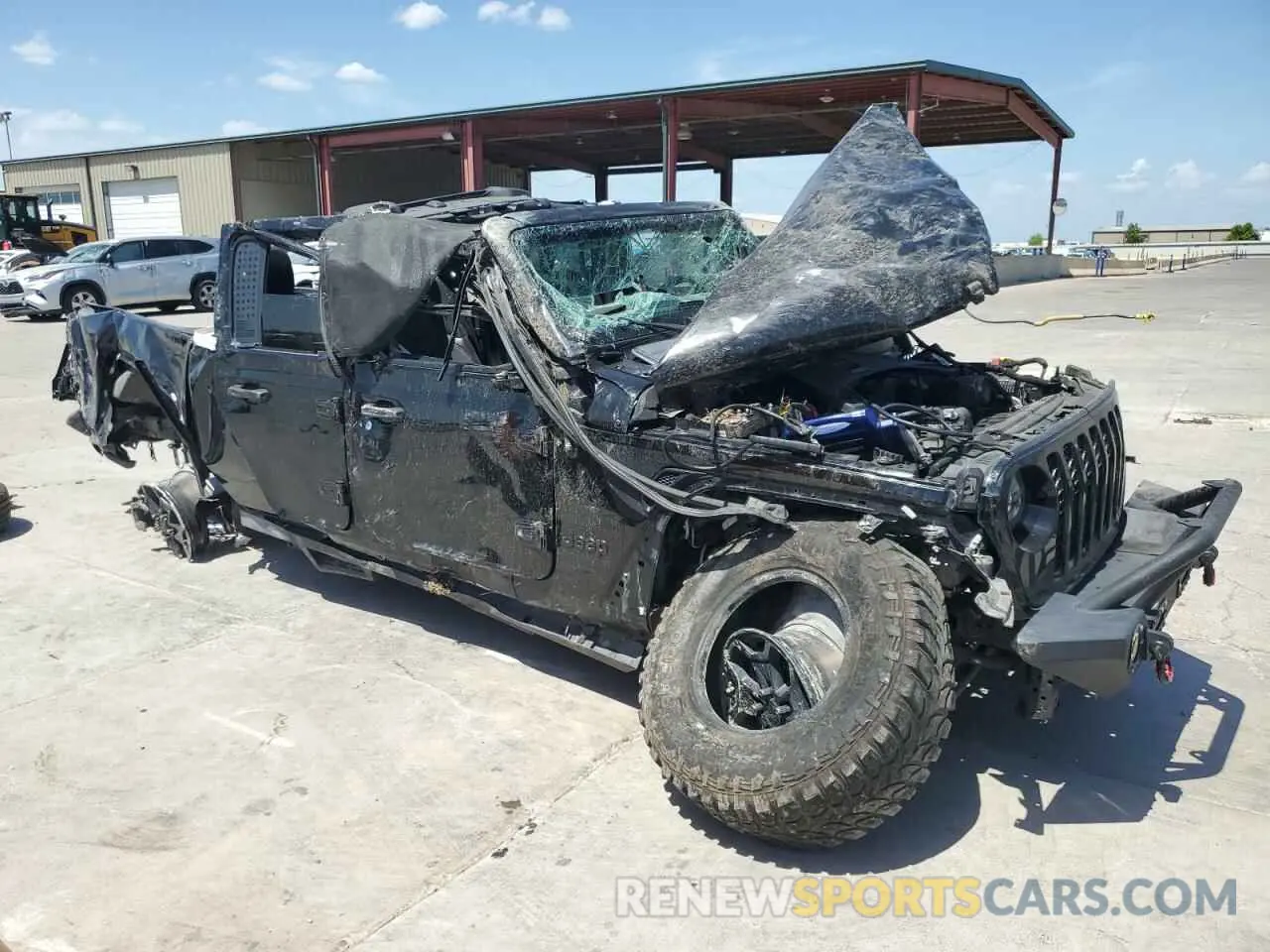 4 Photograph of a damaged car 1C6HJTAG0ML587535 JEEP GLADIATOR 2021