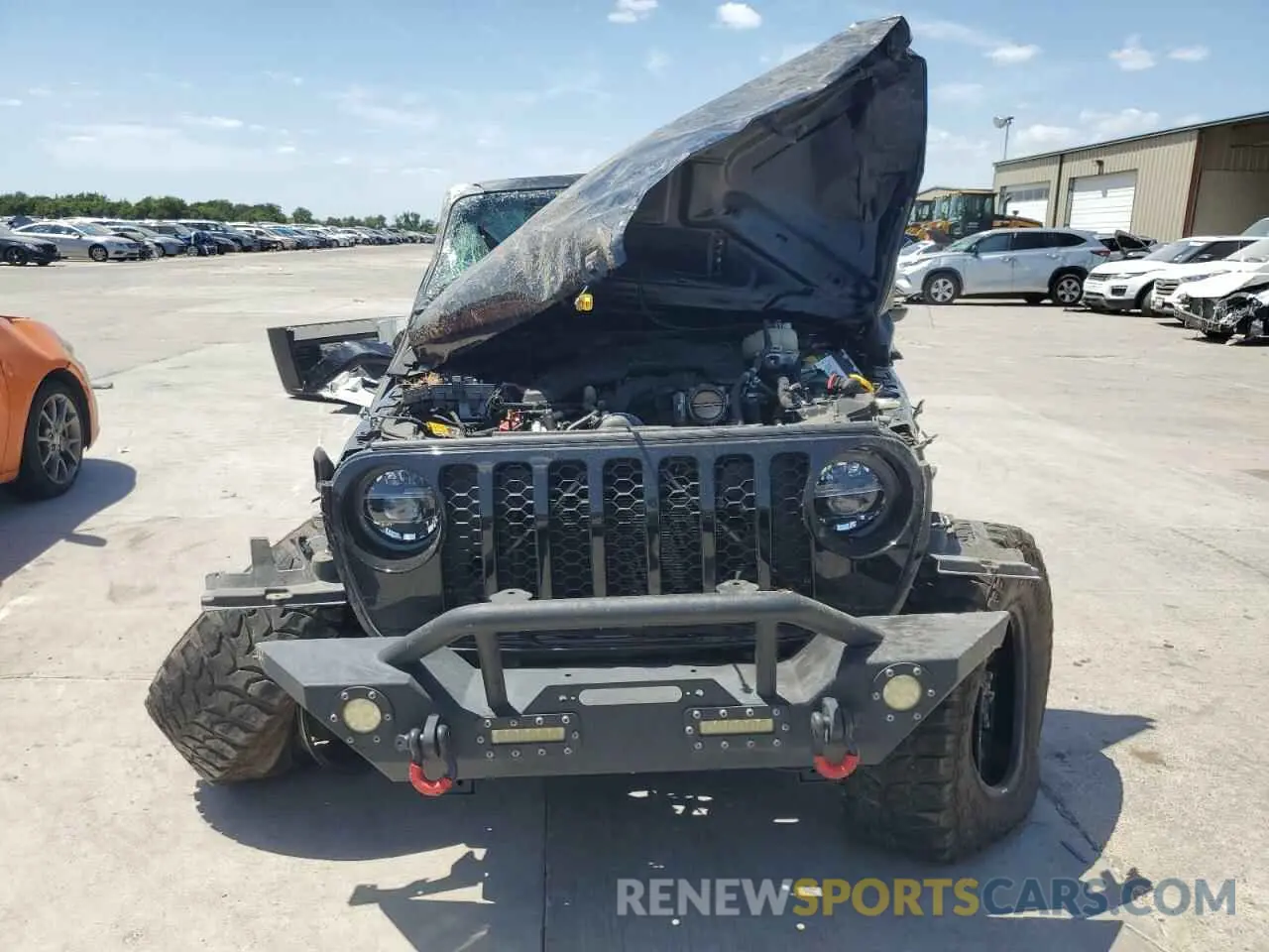 5 Photograph of a damaged car 1C6HJTAG0ML587535 JEEP GLADIATOR 2021