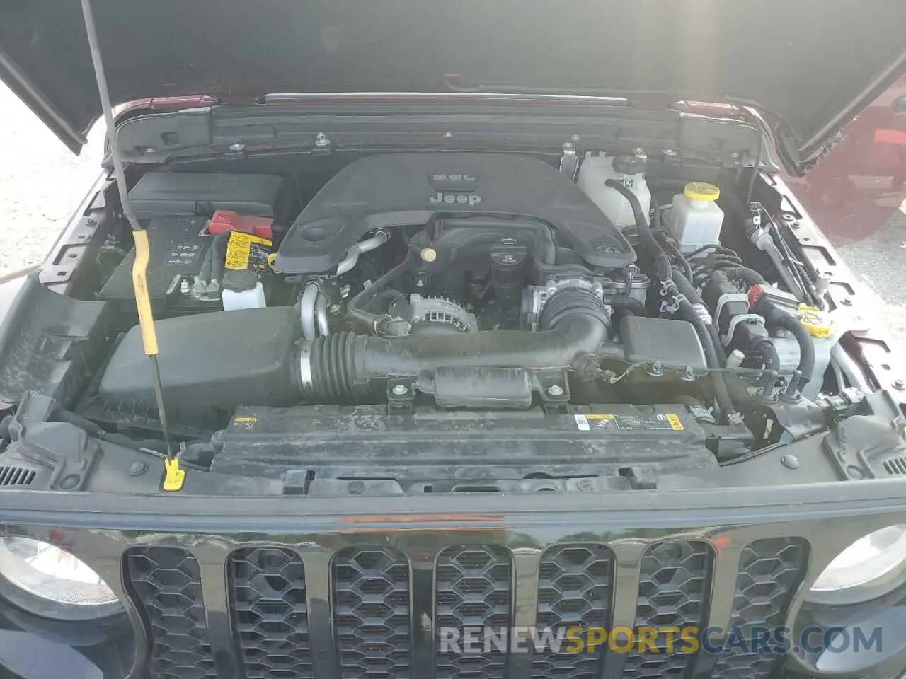 11 Photograph of a damaged car 1C6HJTAG0ML613308 JEEP GLADIATOR 2021