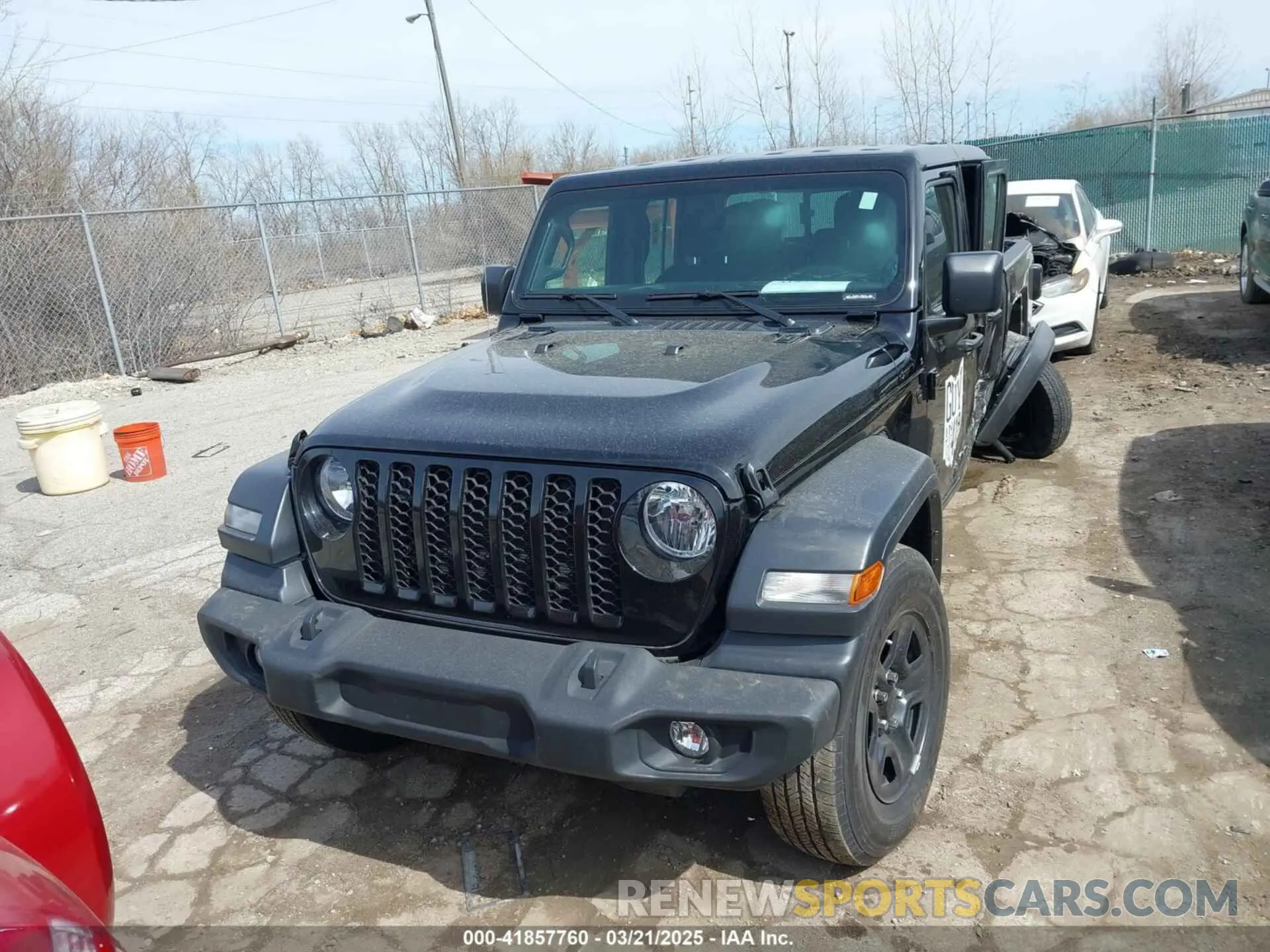 11 Photograph of a damaged car 1C6HJTAG0ML614832 JEEP GLADIATOR 2021
