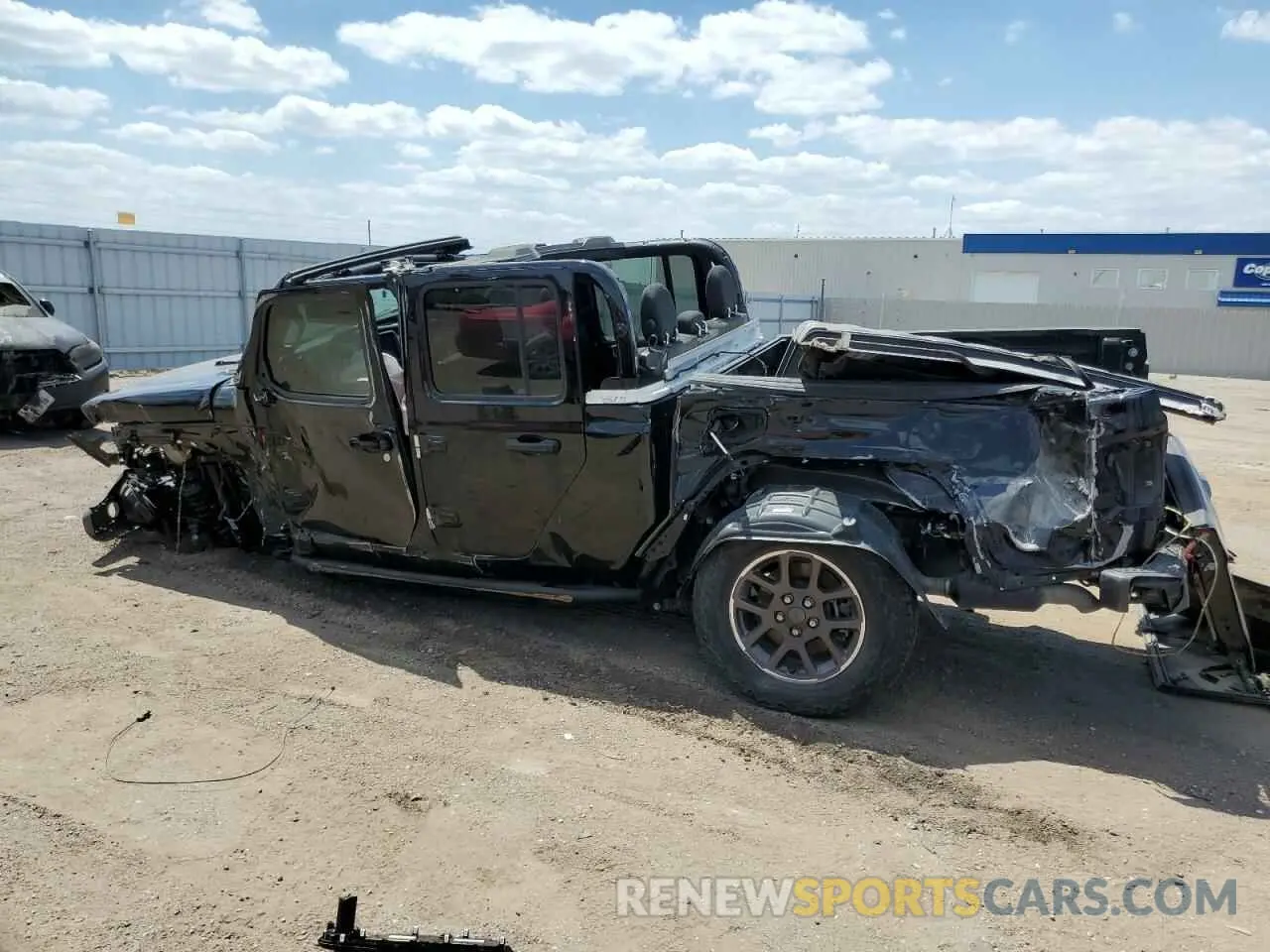 2 Photograph of a damaged car 1C6HJTAG2ML513632 JEEP GLADIATOR 2021