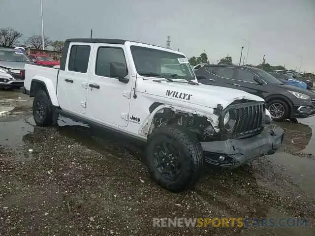 10 Photograph of a damaged car 1C6HJTAG2ML536554 JEEP GLADIATOR 2021