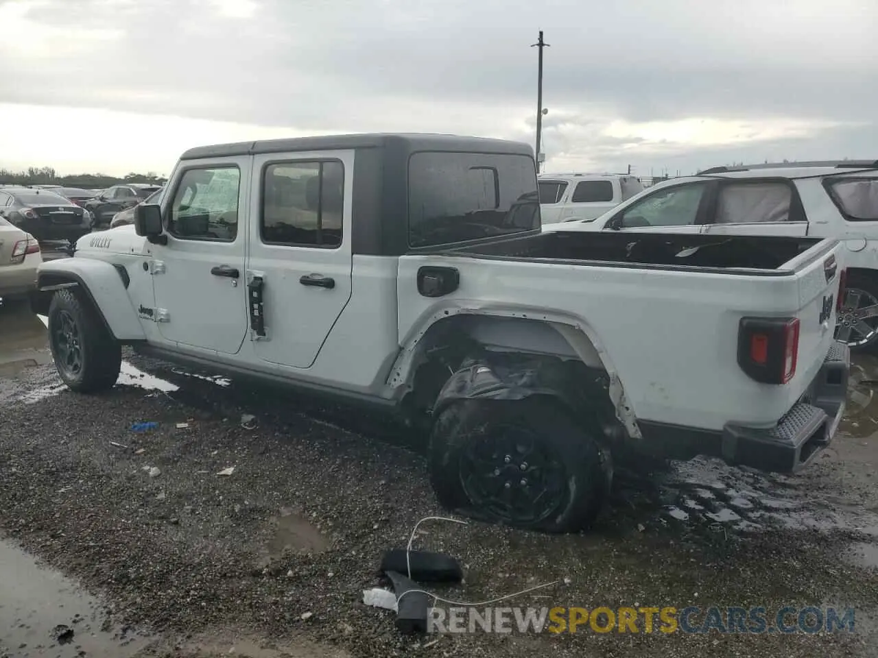 2 Photograph of a damaged car 1C6HJTAG2ML536554 JEEP GLADIATOR 2021