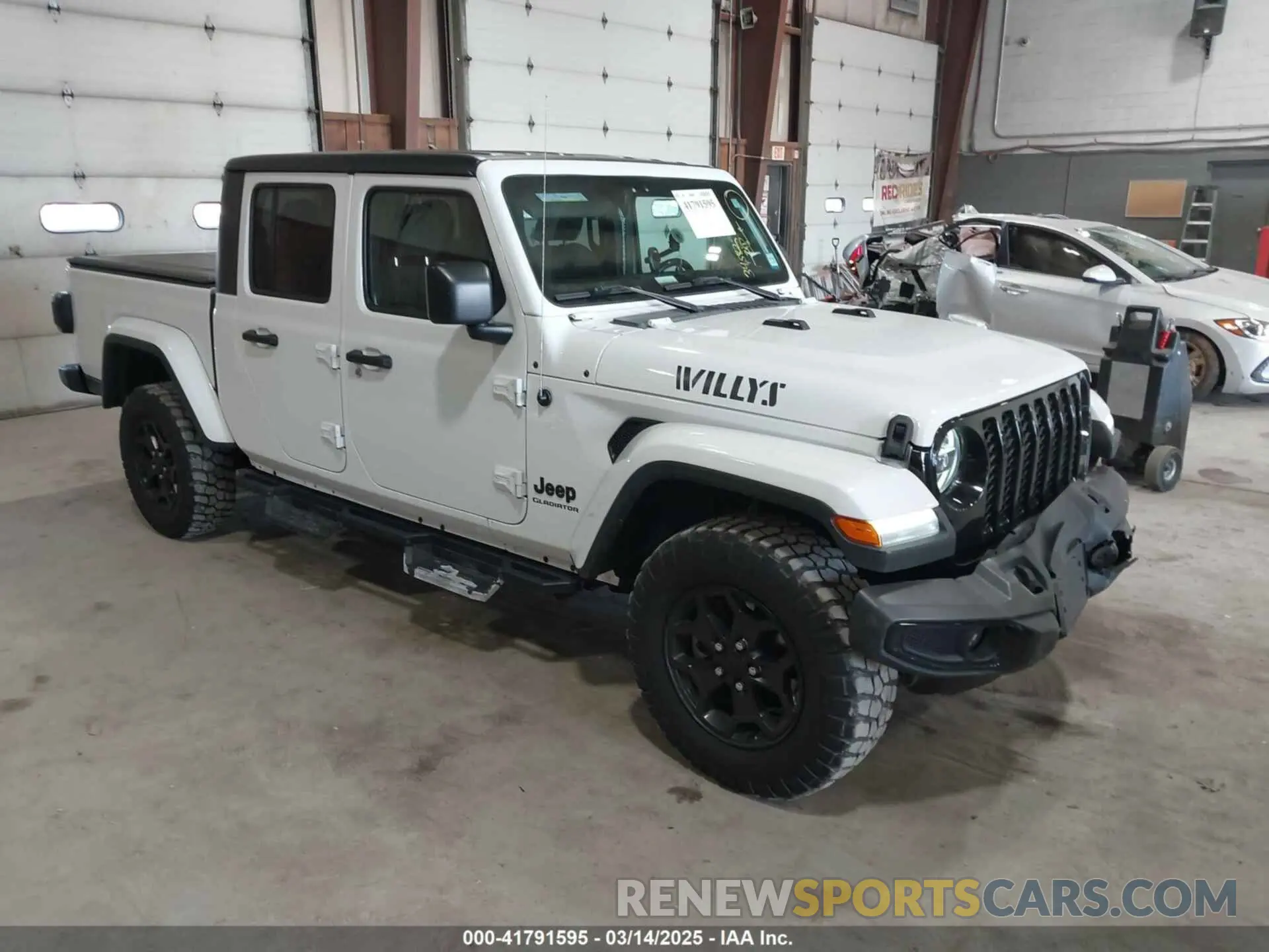 1 Photograph of a damaged car 1C6HJTAG3ML548261 JEEP GLADIATOR 2021