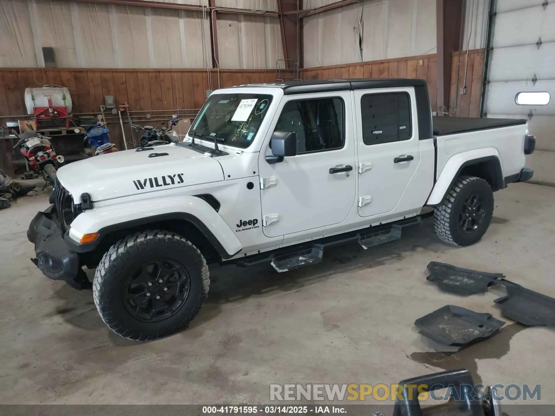 2 Photograph of a damaged car 1C6HJTAG3ML548261 JEEP GLADIATOR 2021