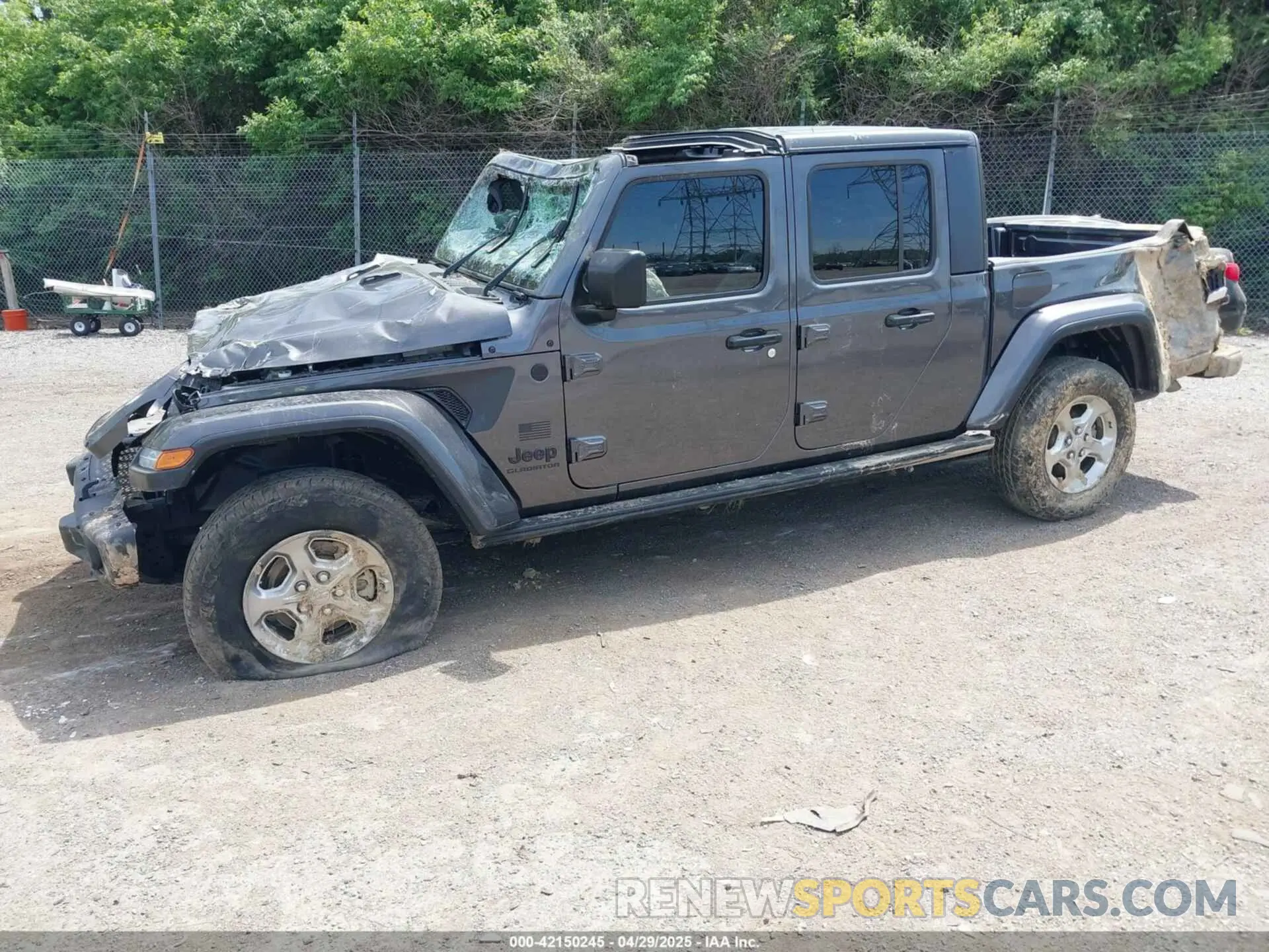 2 Photograph of a damaged car 1C6HJTAG3ML557932 JEEP GLADIATOR 2021