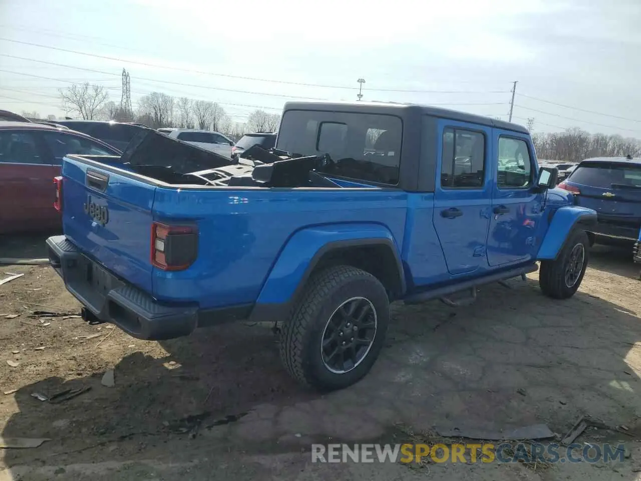 3 Photograph of a damaged car 1C6HJTAG4ML524342 JEEP GLADIATOR 2021