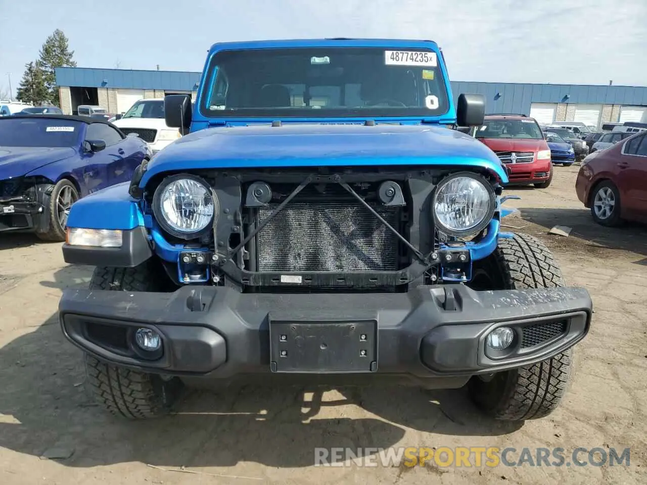 5 Photograph of a damaged car 1C6HJTAG4ML524342 JEEP GLADIATOR 2021