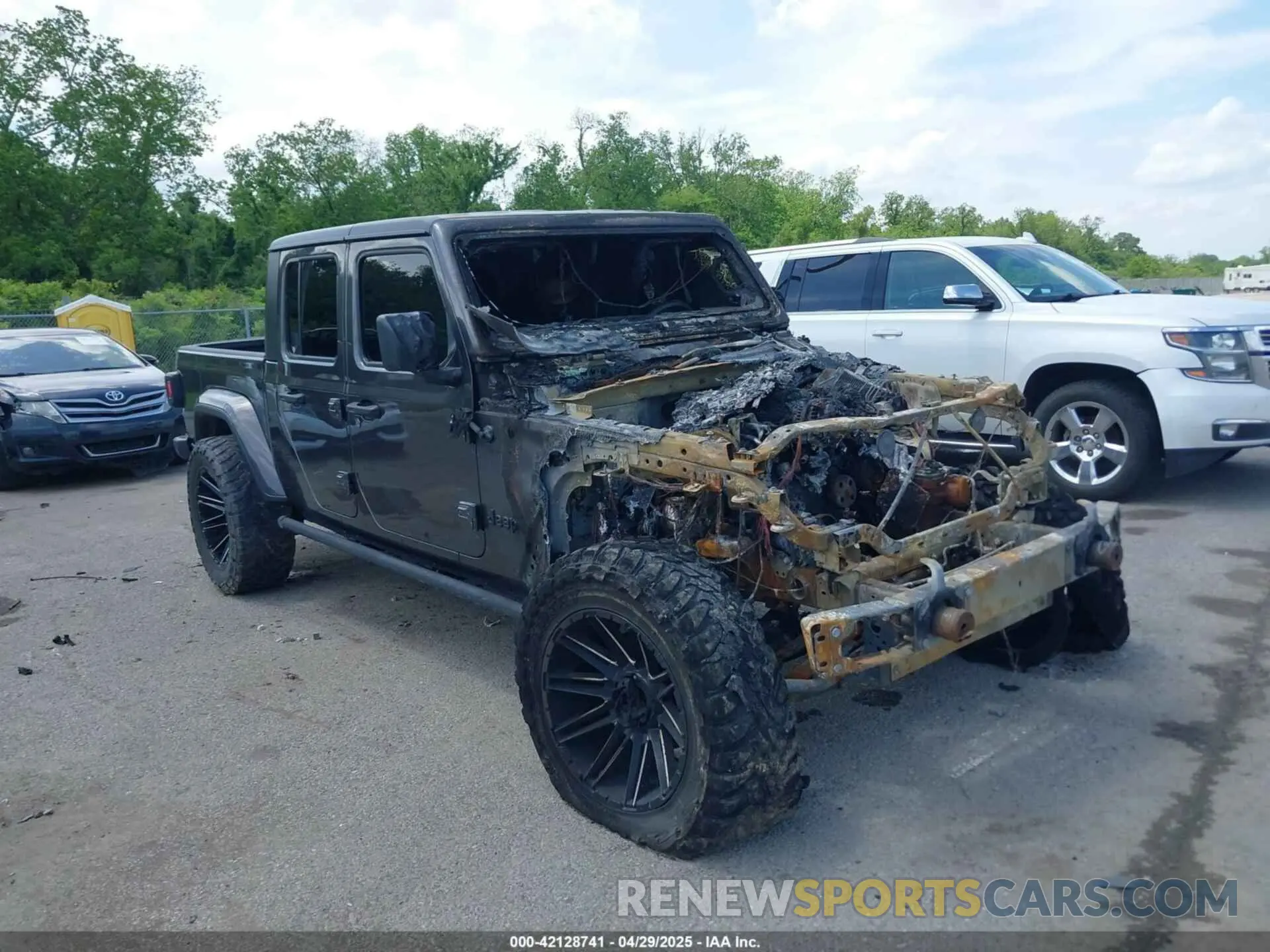 1 Photograph of a damaged car 1C6HJTAG4ML549497 JEEP GLADIATOR 2021