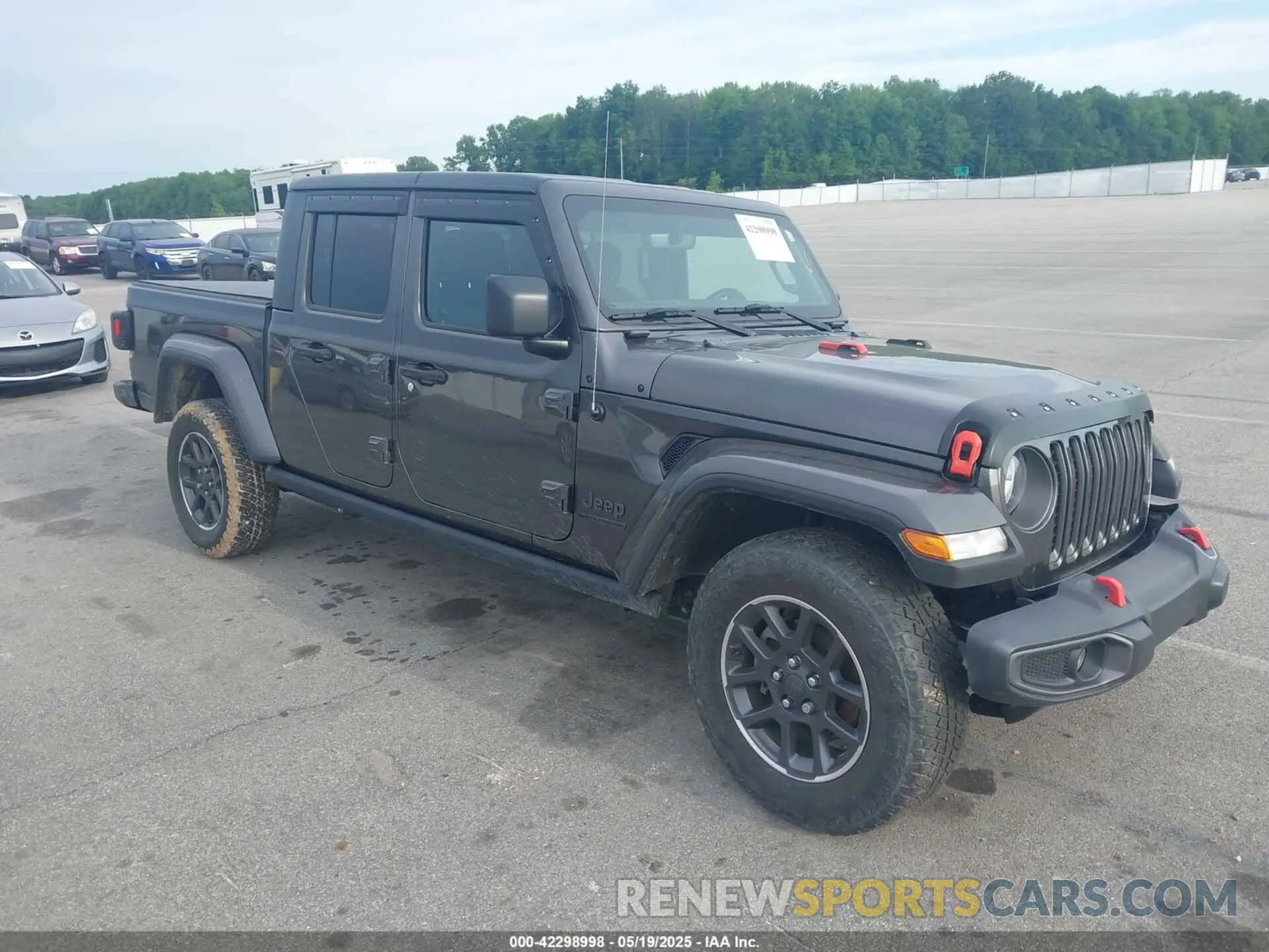 1 Photograph of a damaged car 1C6HJTAG5ML513978 JEEP GLADIATOR 2021