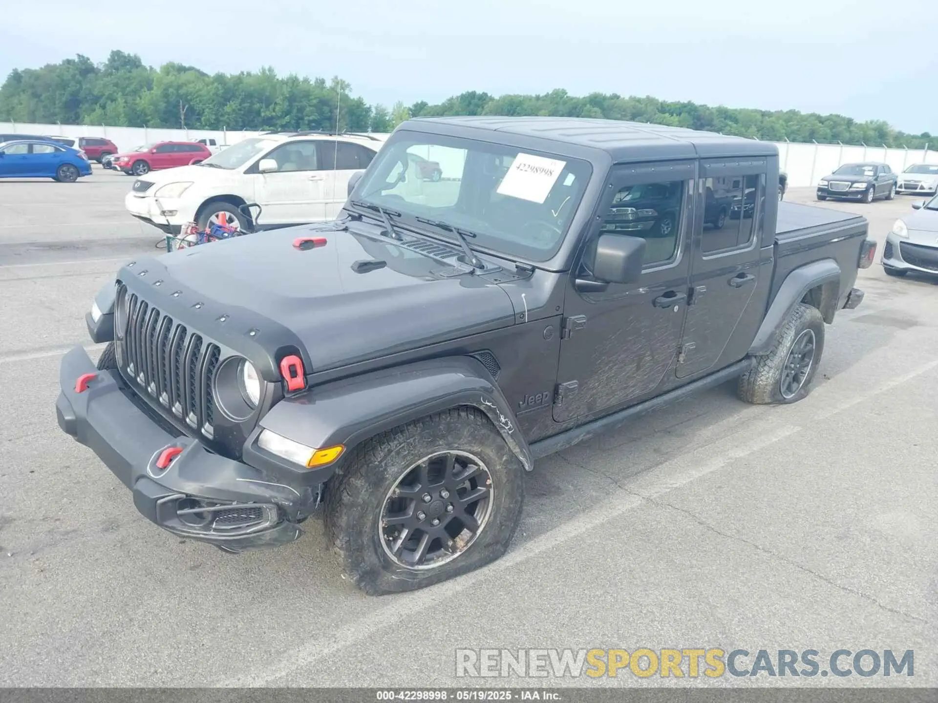 2 Photograph of a damaged car 1C6HJTAG5ML513978 JEEP GLADIATOR 2021