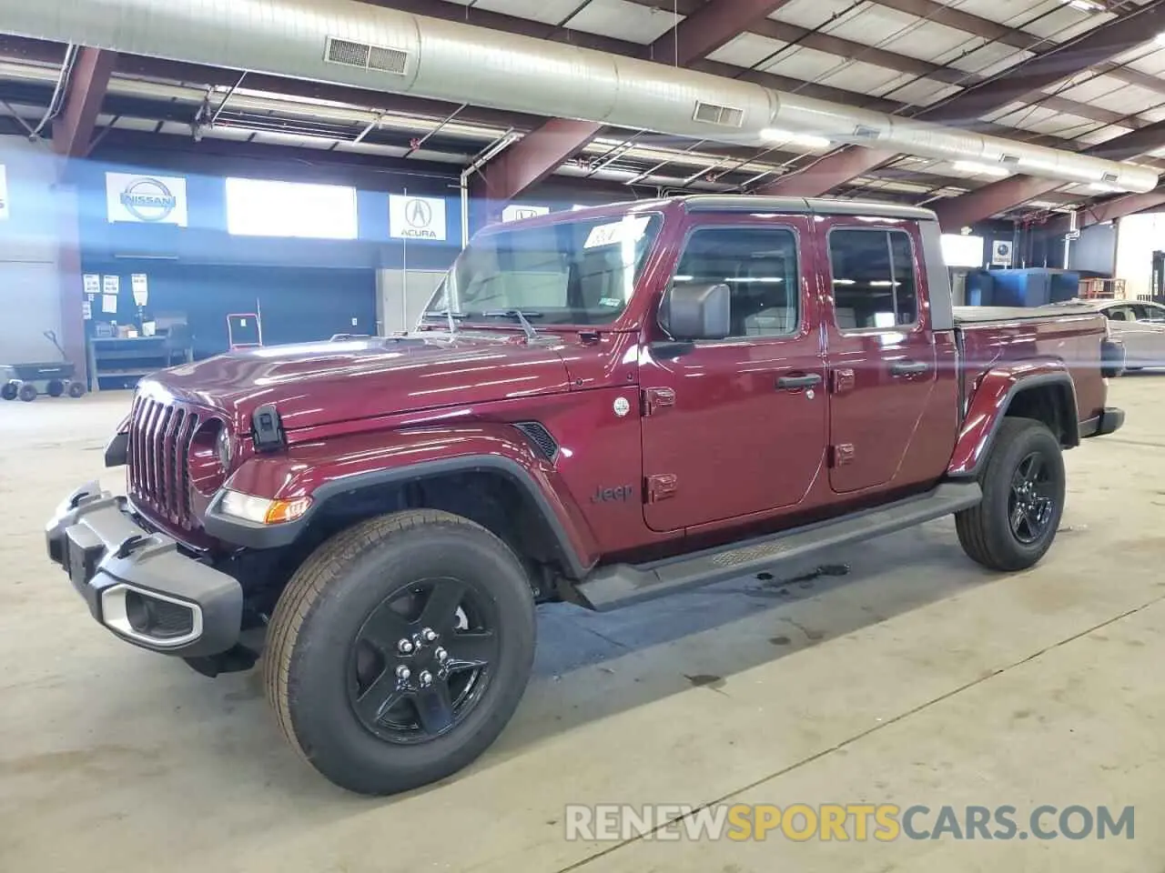 1 Photograph of a damaged car 1C6HJTAG5ML550870 JEEP GLADIATOR 2021