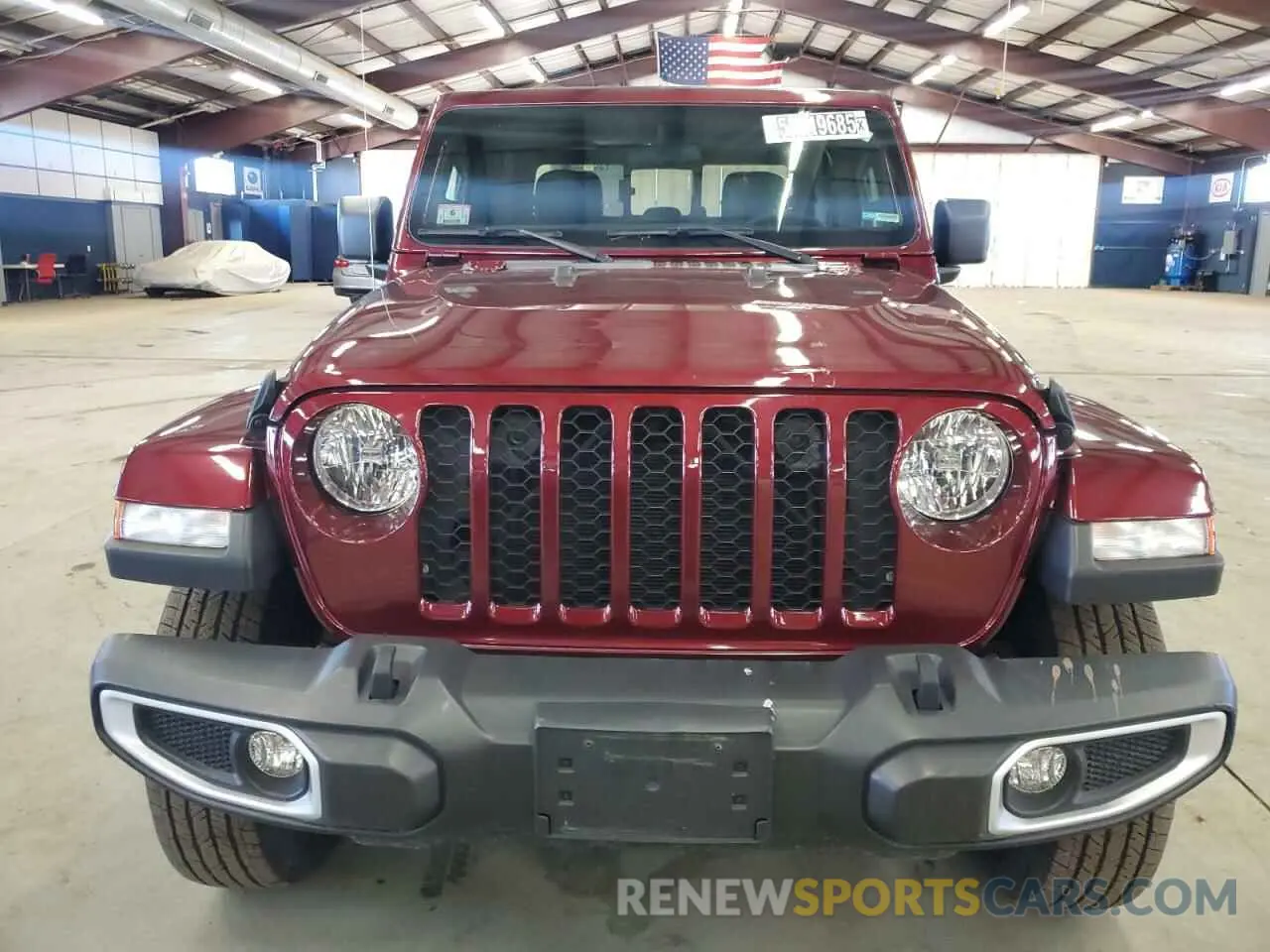 5 Photograph of a damaged car 1C6HJTAG5ML550870 JEEP GLADIATOR 2021