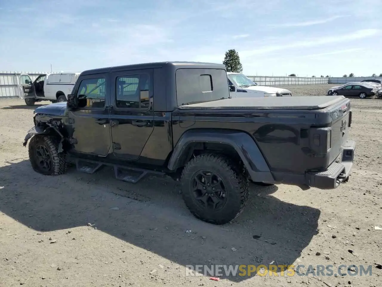 2 Photograph of a damaged car 1C6HJTAG5ML575719 JEEP GLADIATOR 2021