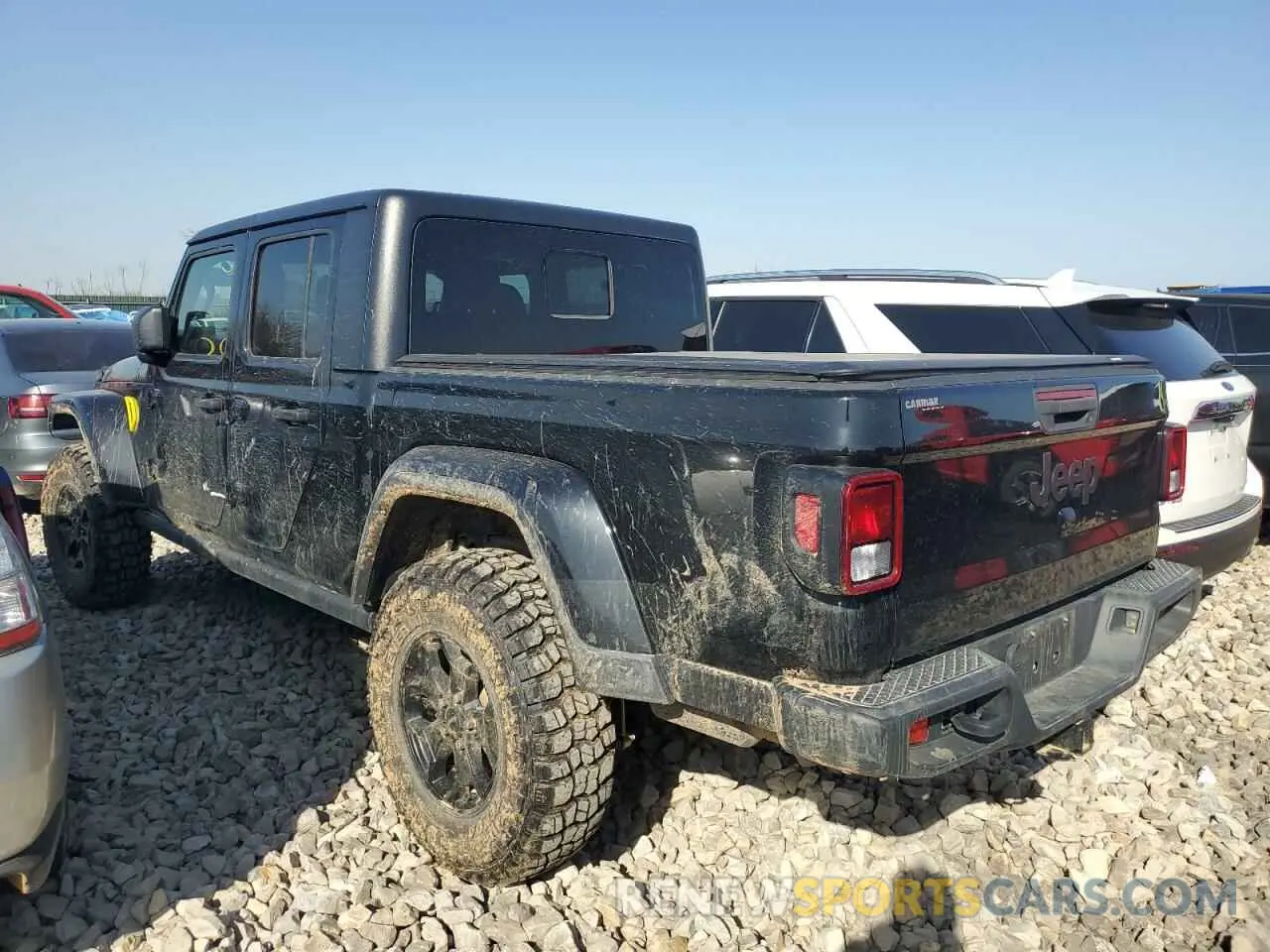 2 Photograph of a damaged car 1C6HJTAG5ML576384 JEEP GLADIATOR 2021