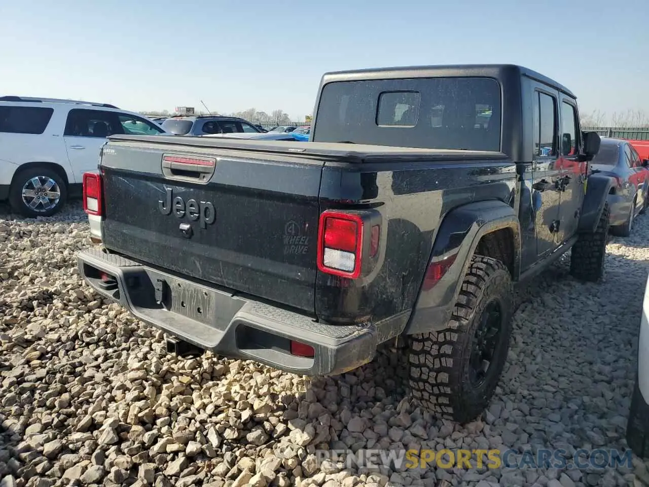 3 Photograph of a damaged car 1C6HJTAG5ML576384 JEEP GLADIATOR 2021