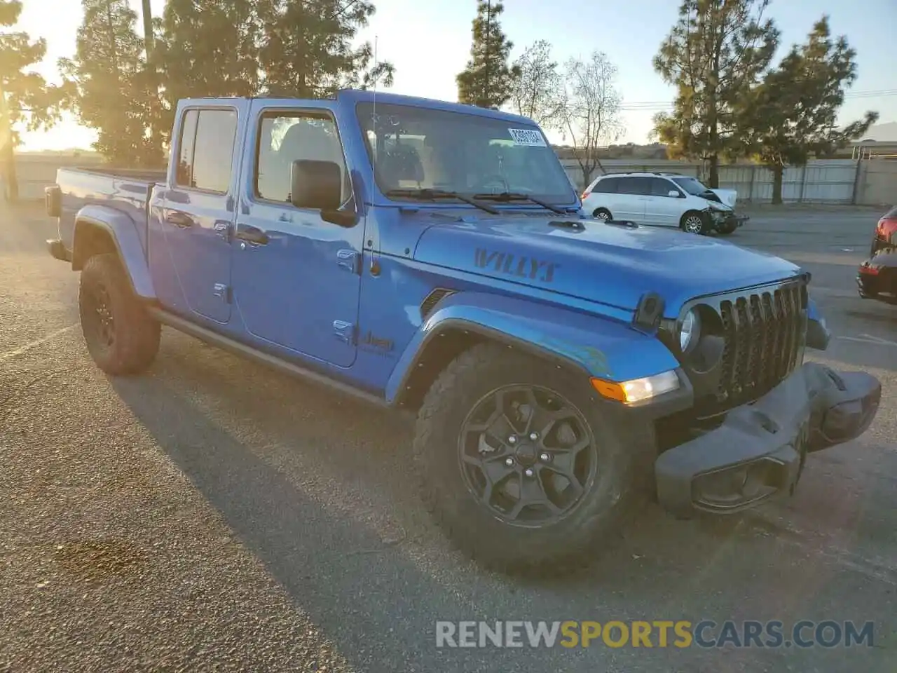 4 Photograph of a damaged car 1C6HJTAG5ML578295 JEEP GLADIATOR 2021