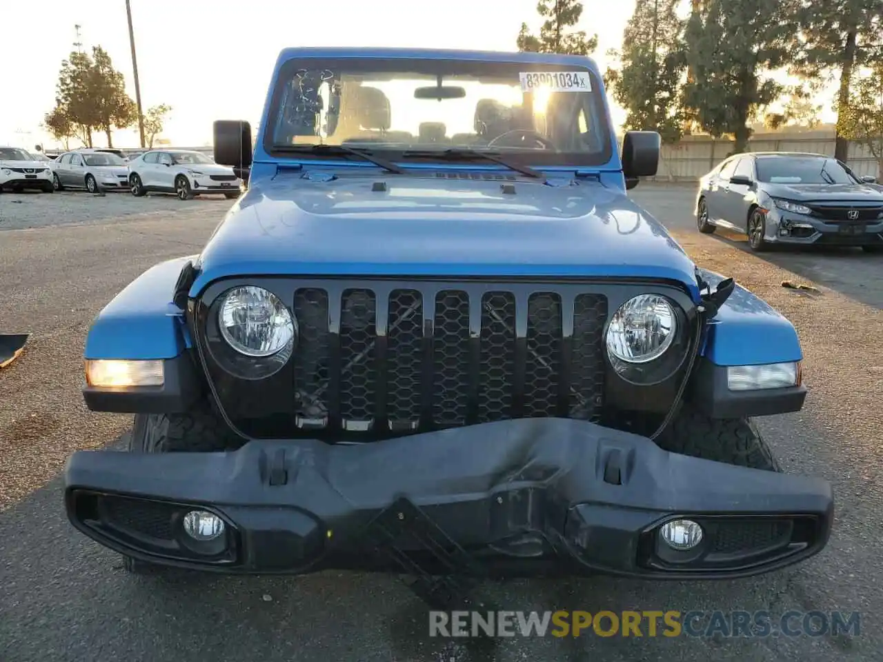 5 Photograph of a damaged car 1C6HJTAG5ML578295 JEEP GLADIATOR 2021