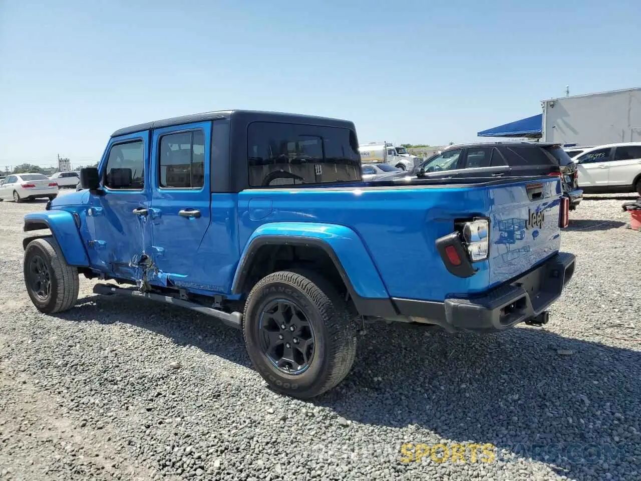 2 Photograph of a damaged car 1C6HJTAG5ML612400 JEEP GLADIATOR 2021