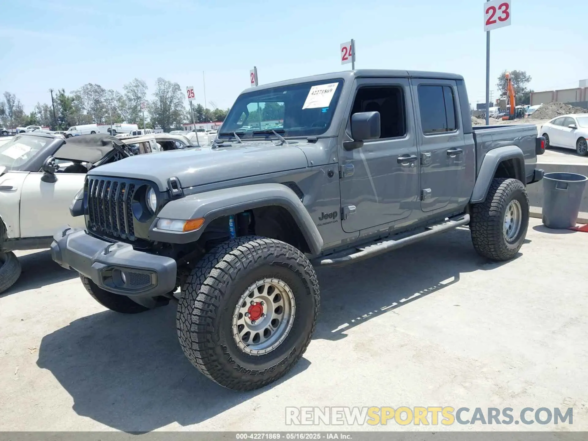 2 Photograph of a damaged car 1C6HJTAG5ML613725 JEEP GLADIATOR 2021