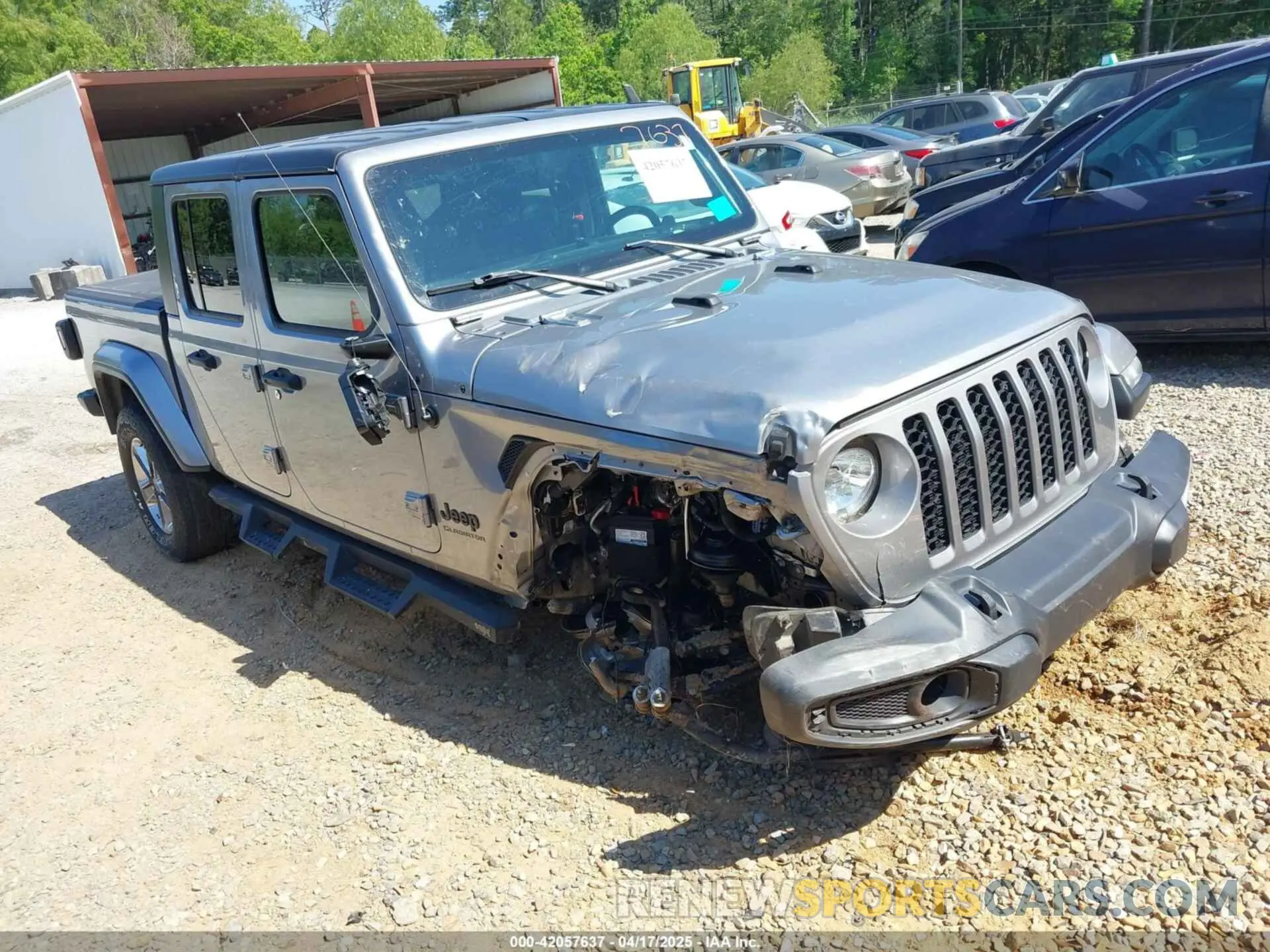 1 Photograph of a damaged car 1C6HJTAG6ML507039 JEEP GLADIATOR 2021