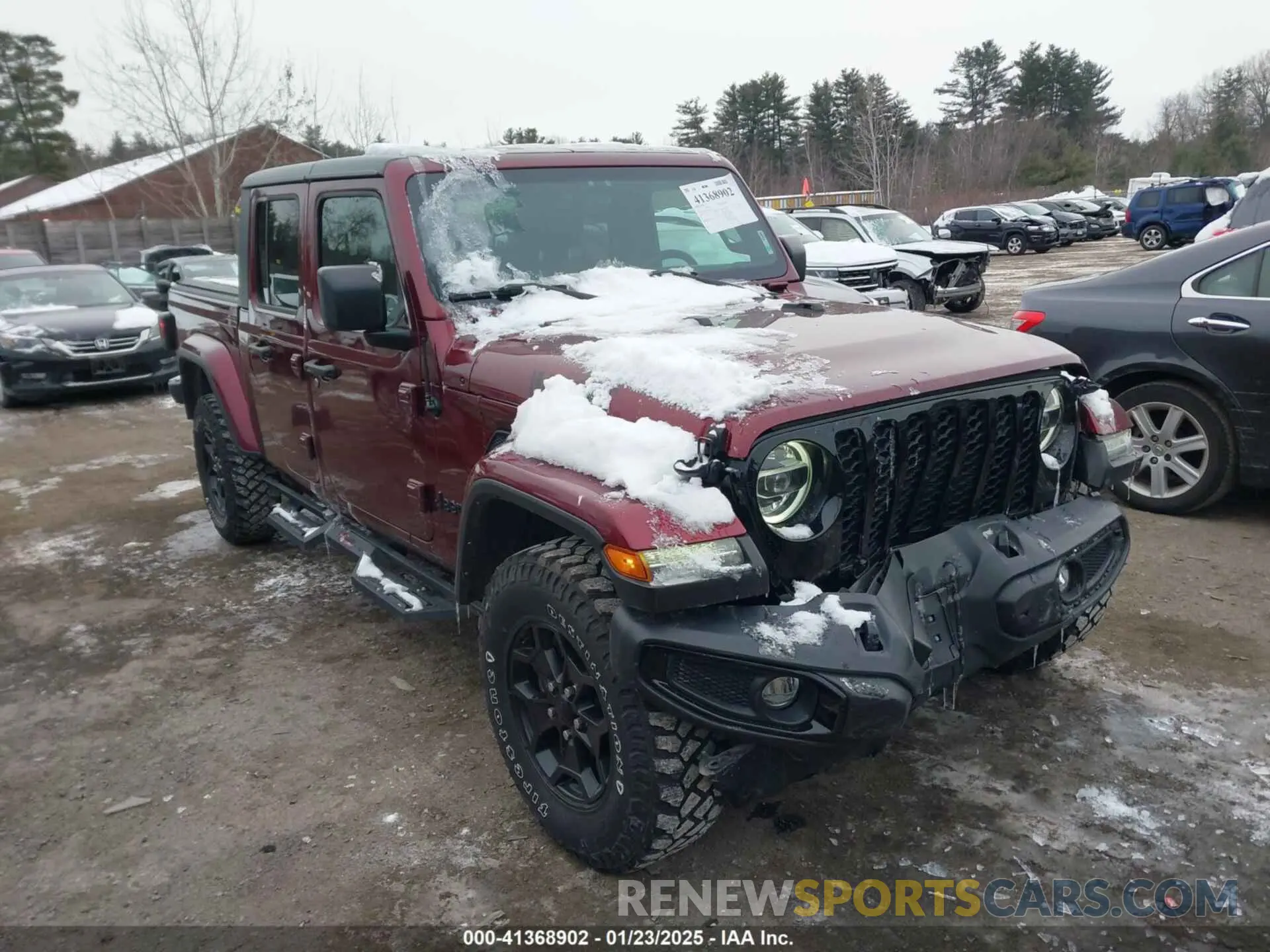 13 Photograph of a damaged car 1C6HJTAG6ML571081 JEEP GLADIATOR 2021
