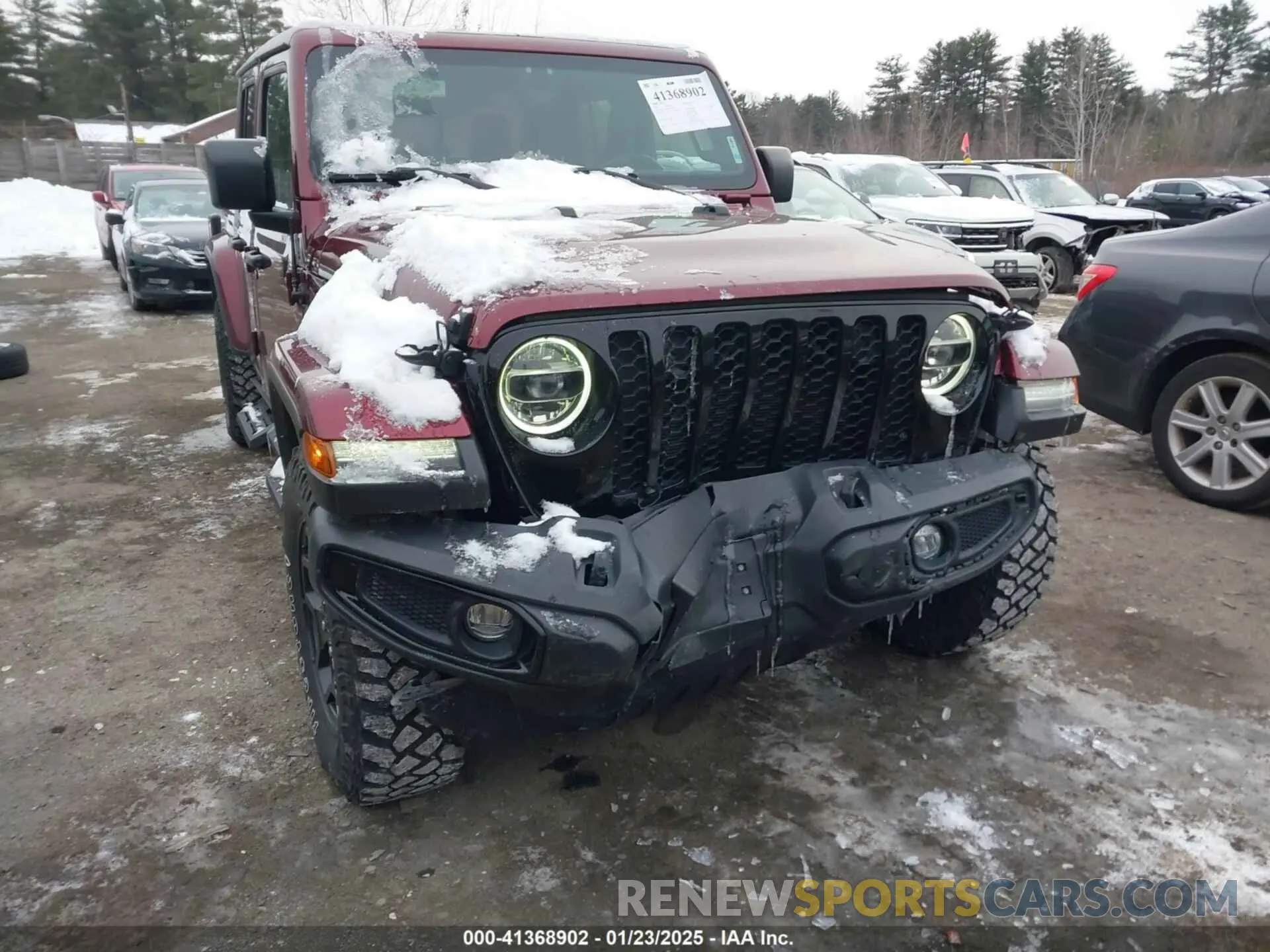 6 Photograph of a damaged car 1C6HJTAG6ML571081 JEEP GLADIATOR 2021