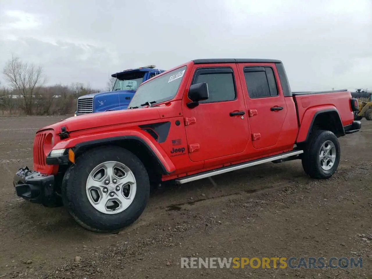 1 Photograph of a damaged car 1C6HJTAG6ML576801 JEEP GLADIATOR 2021