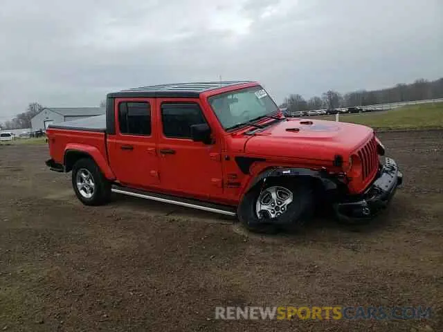 10 Photograph of a damaged car 1C6HJTAG6ML576801 JEEP GLADIATOR 2021