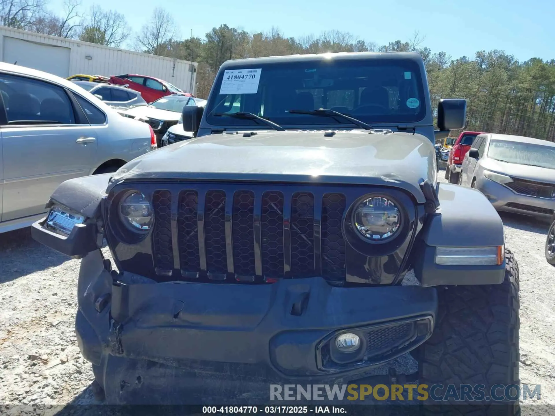 12 Photograph of a damaged car 1C6HJTAG6ML579715 JEEP GLADIATOR 2021
