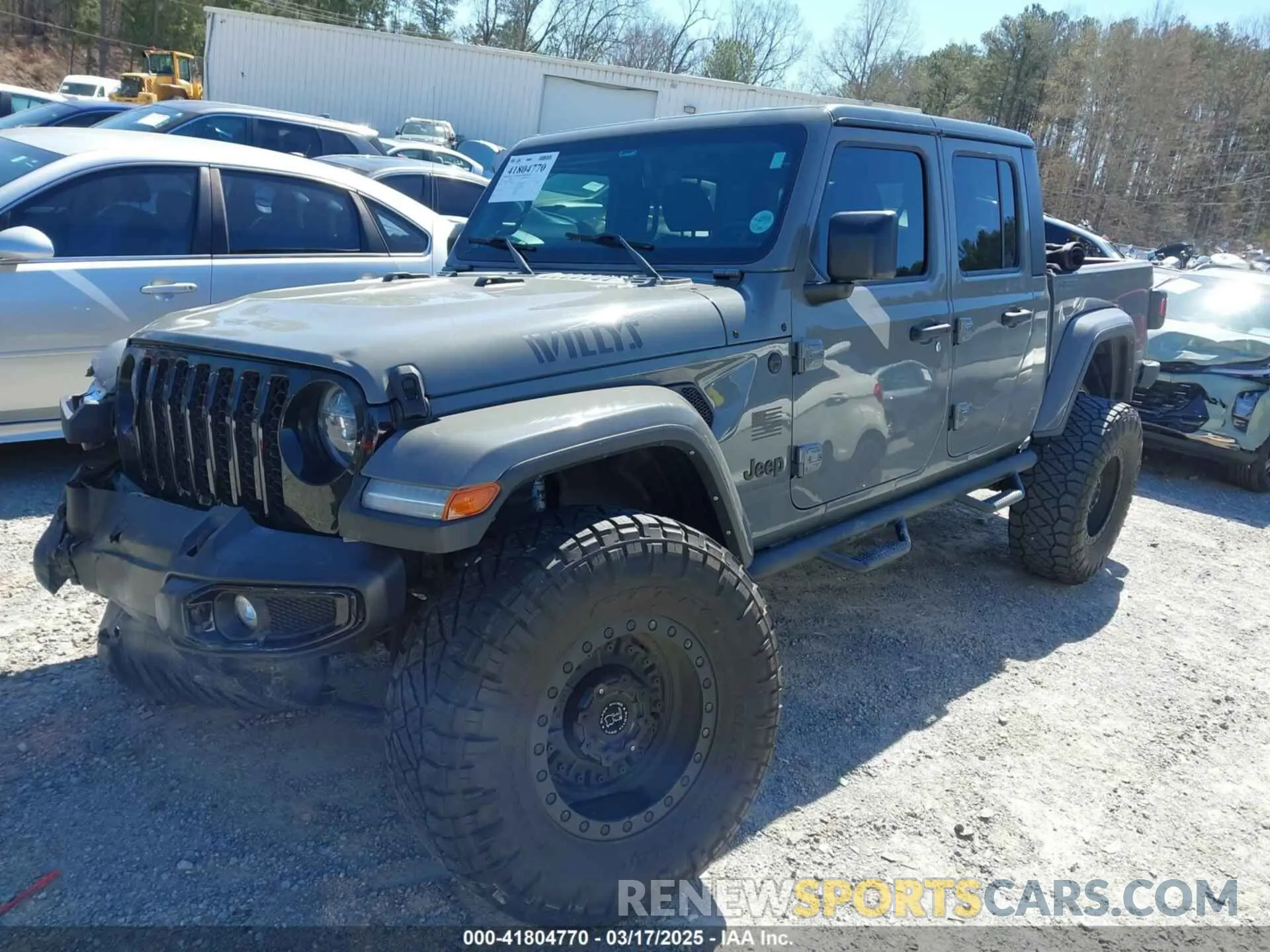 2 Photograph of a damaged car 1C6HJTAG6ML579715 JEEP GLADIATOR 2021
