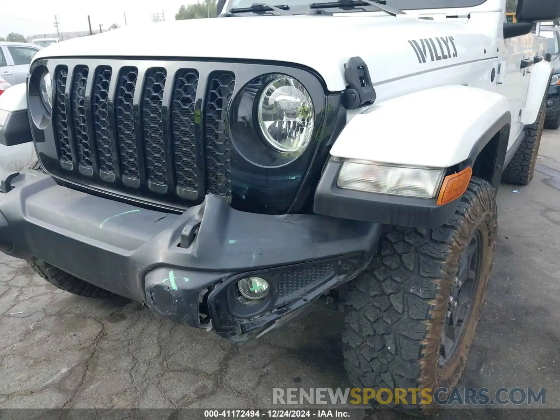 6 Photograph of a damaged car 1C6HJTAG6ML619730 JEEP GLADIATOR 2021