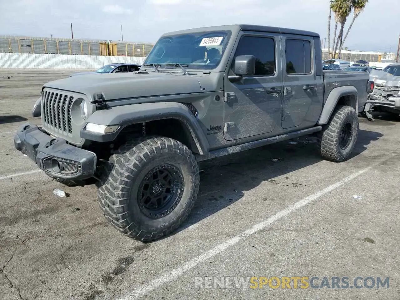 1 Photograph of a damaged car 1C6HJTAG7ML507101 JEEP GLADIATOR 2021