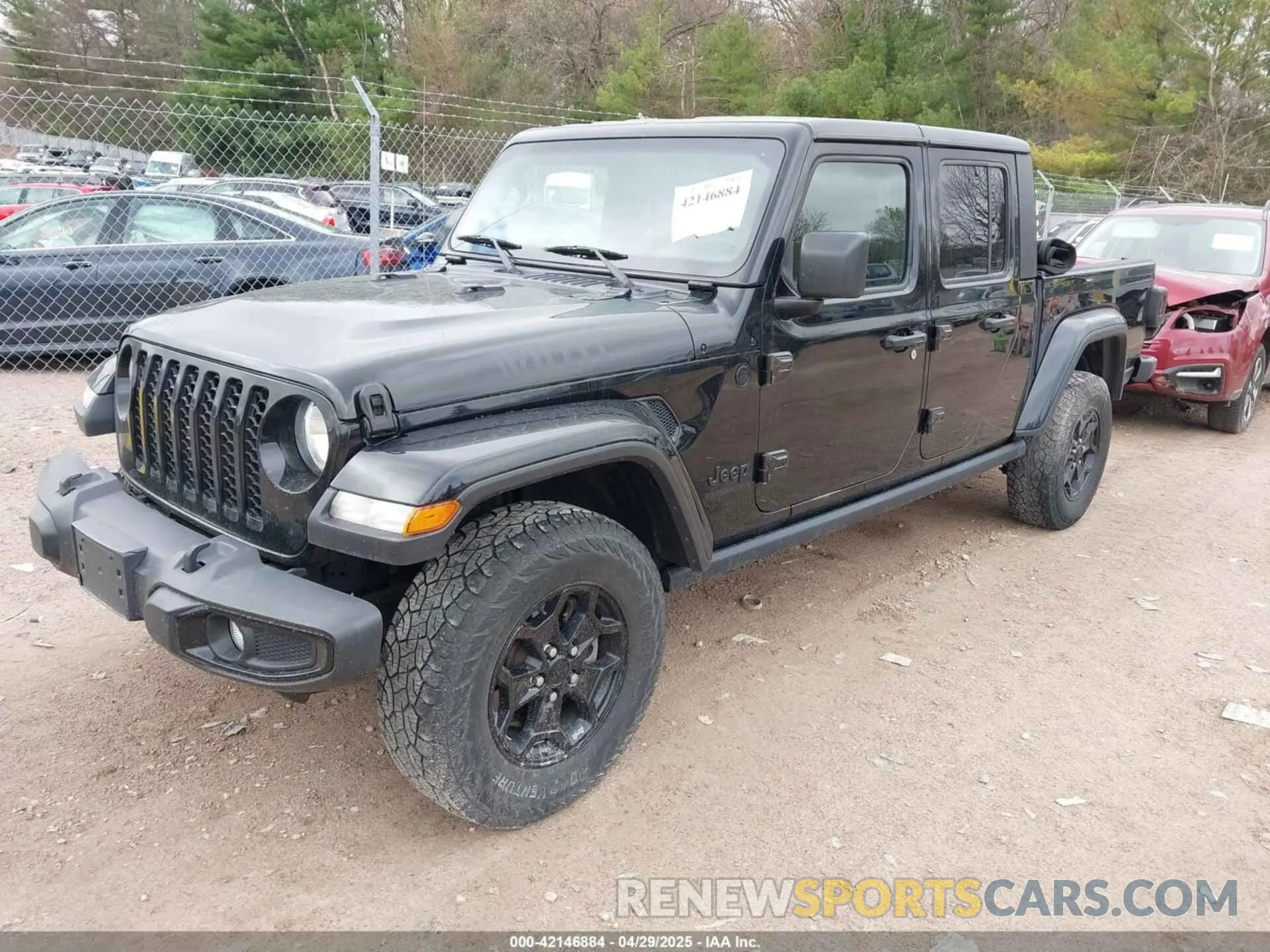2 Photograph of a damaged car 1C6HJTAG7ML542804 JEEP GLADIATOR 2021